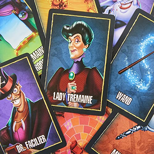 Clue: Disney Villains Edition, Brettspiel für Kinder ab 8 Jahren, Spiel für 2 bis 6 Spieler, lustiges Familienspiel für Disney-Fans – Bild 7