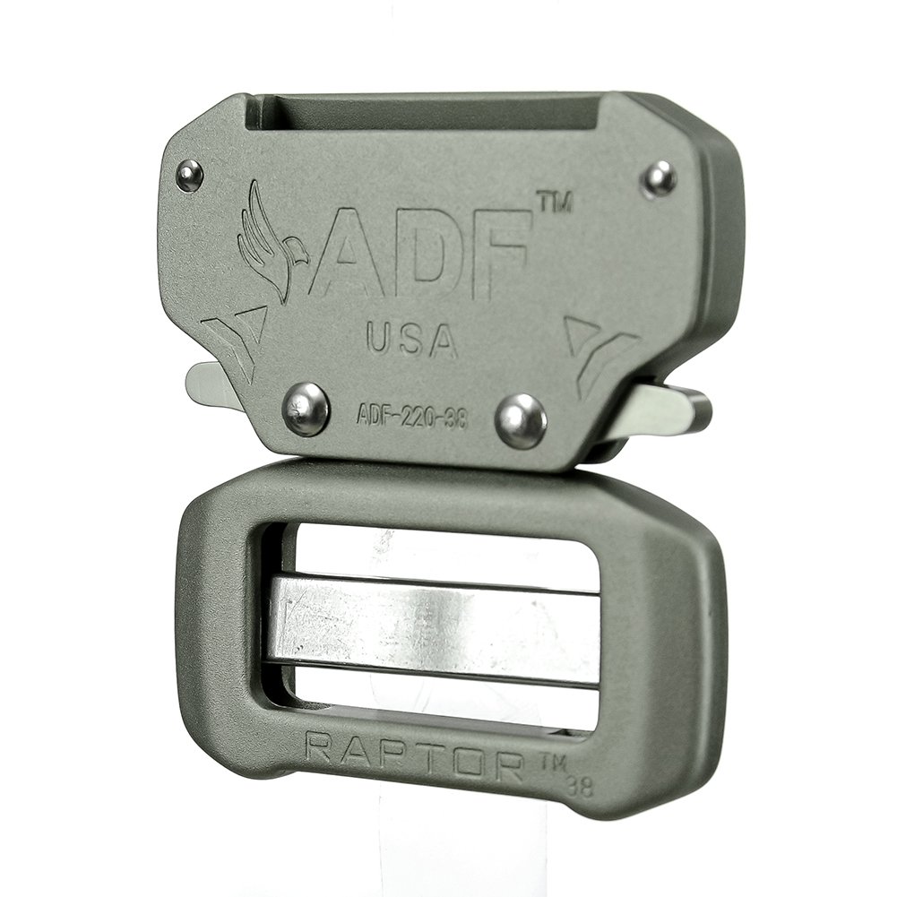 ADF® Raptor II 1.5" Tactical Military Police Aluminum Quick Release Trouser Shooter Rigger Hunting Sports Belt Buckle Foliage Green-image-20