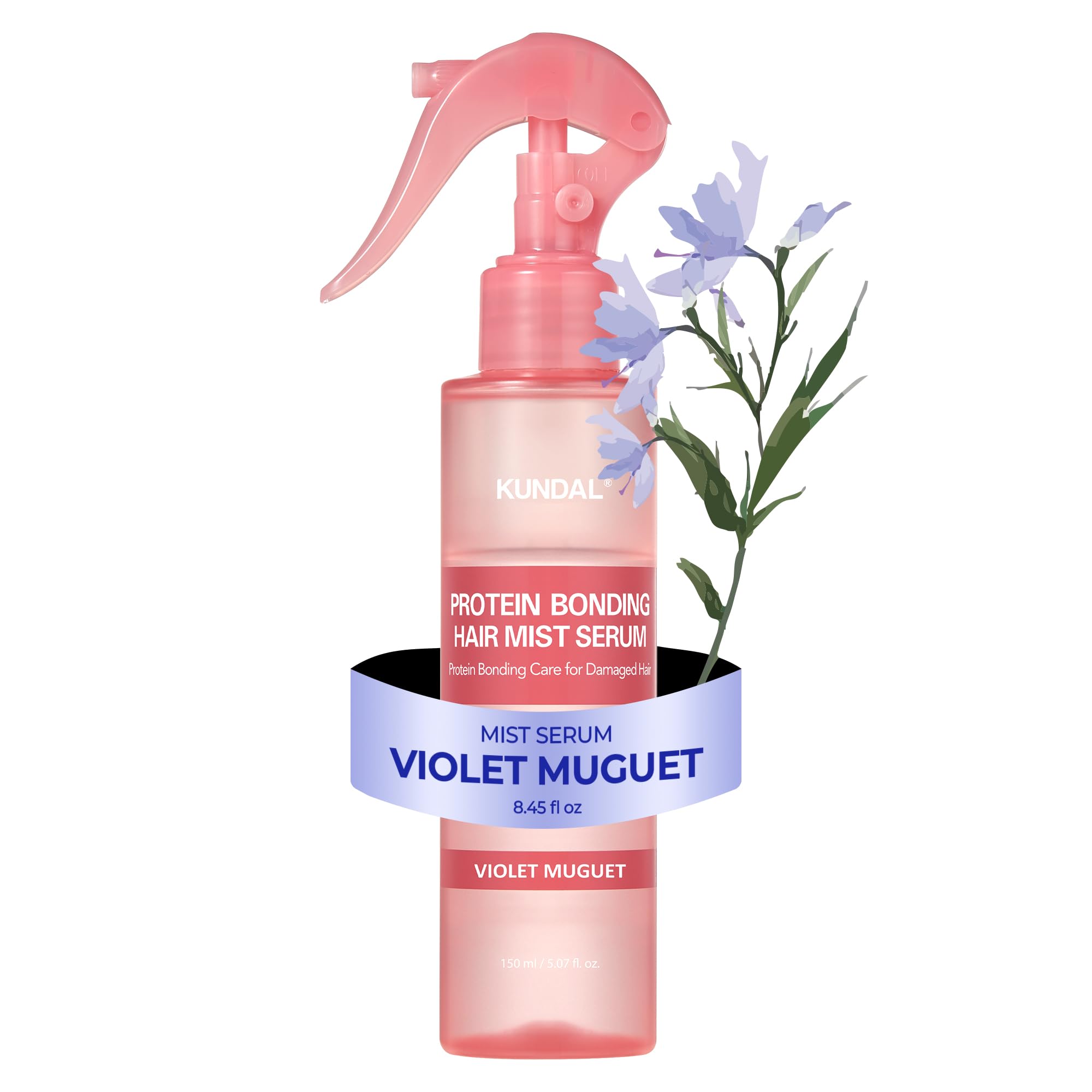 Protein Kompleksi İçeren Isı Koruyucu MistKundal Protein Bonding Hair Mist Serum150ml(Violet Muguet)