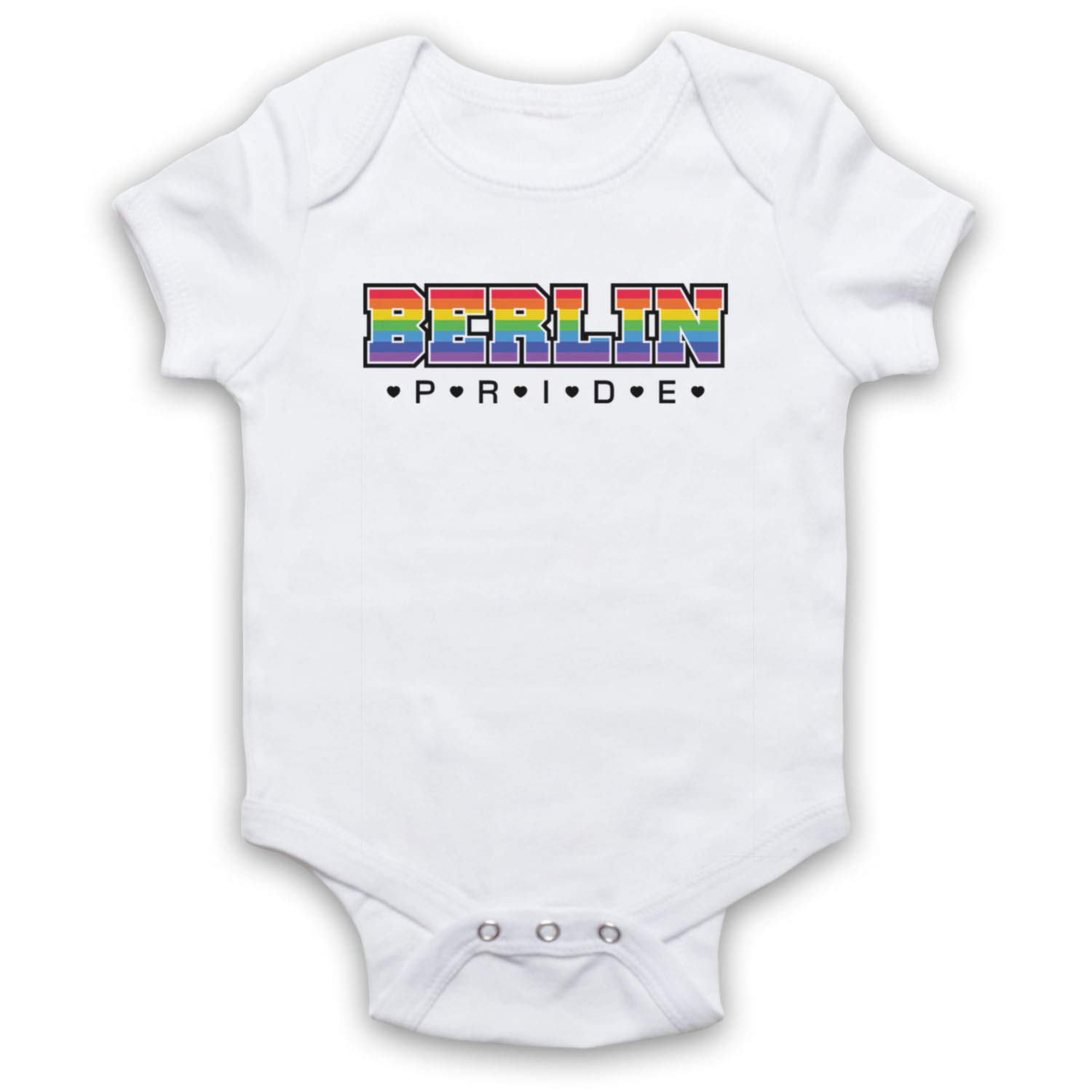 Barboteuse bébé Berlin Pride le cadeau de naissance gay chaleureux - 2