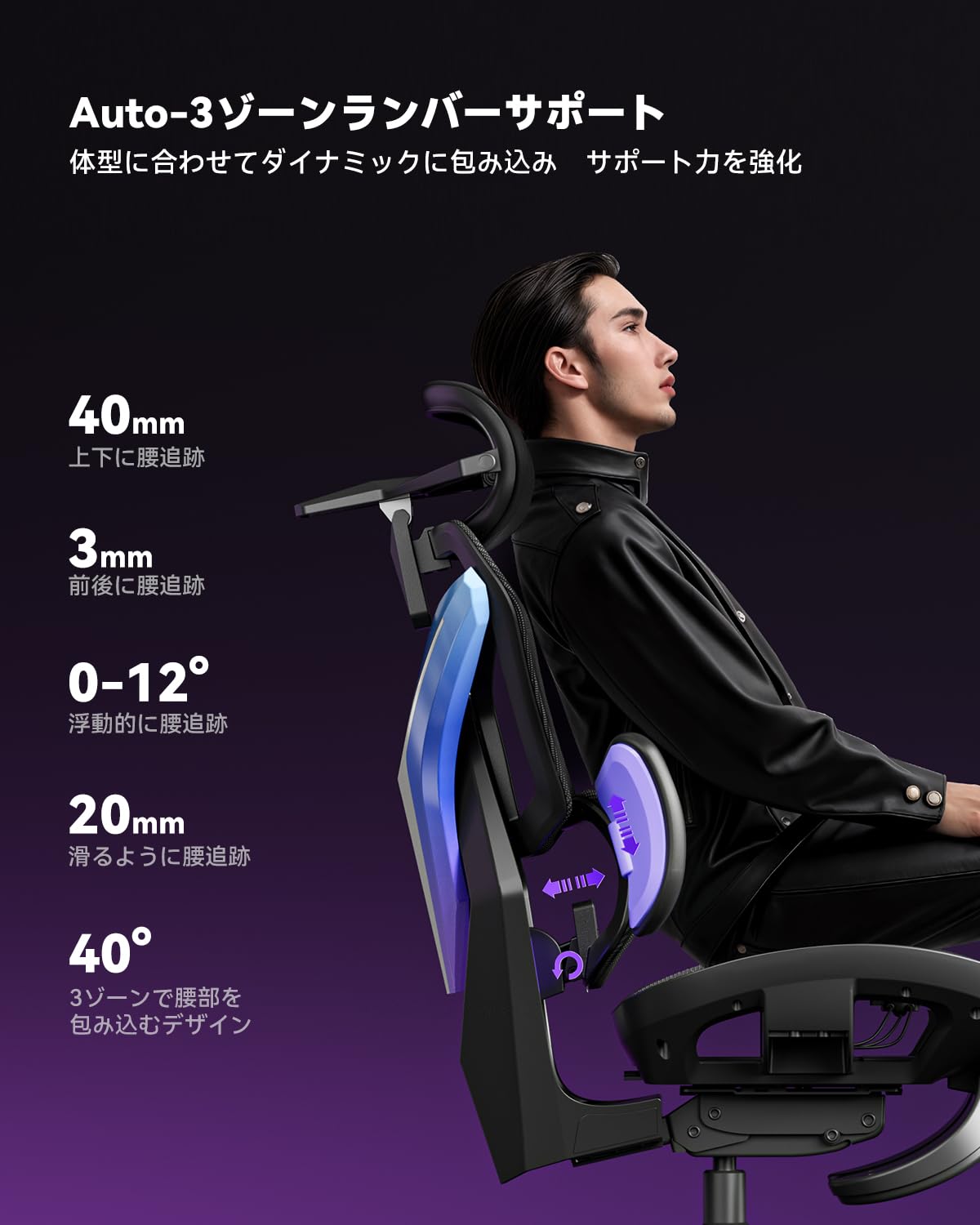 Amazon.co.jp: AutoFull(オートフル) G7 オフィスチェア 人間工学