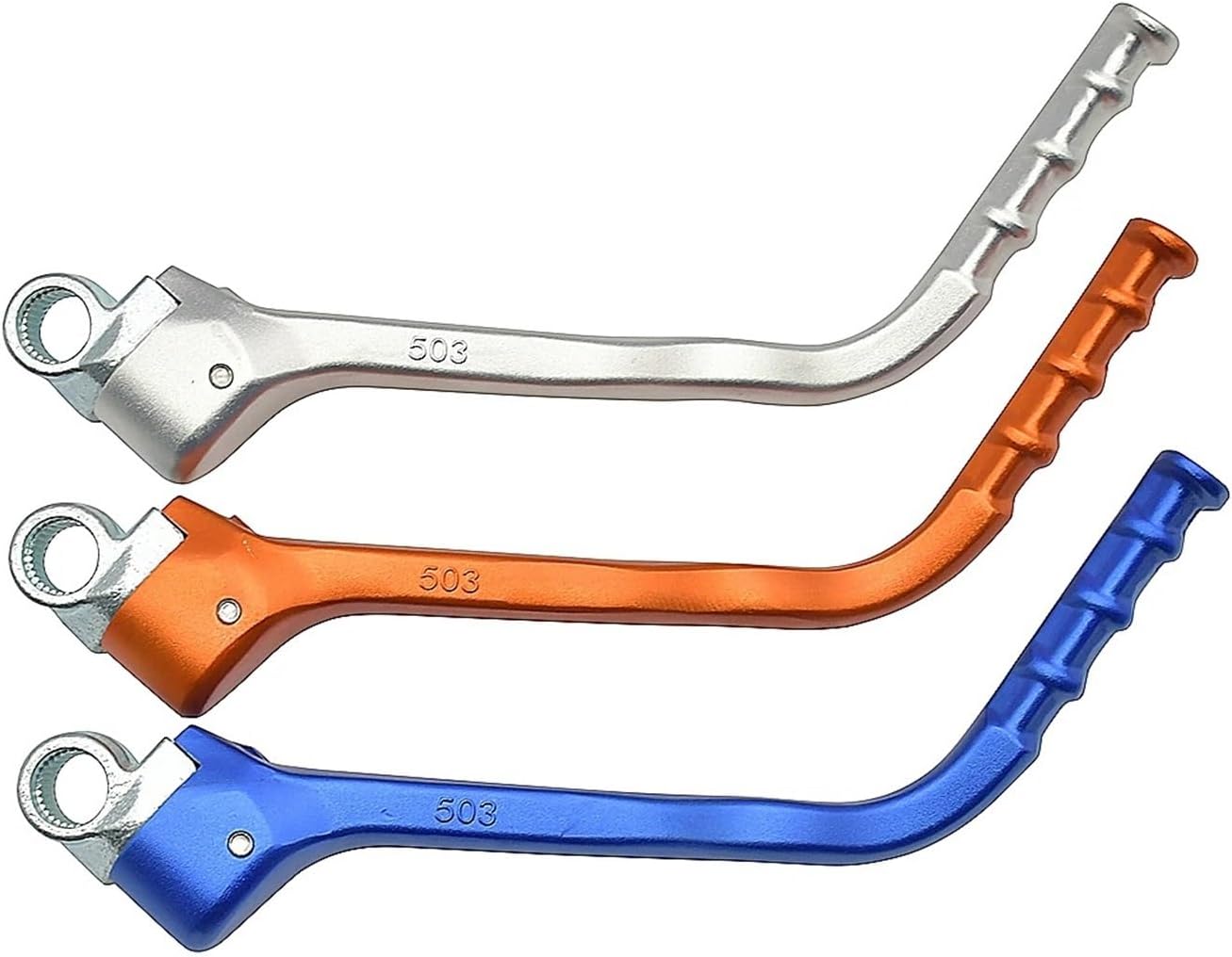CNC Forged Kick Start Starter Lever Pedal Compatible With Husqvarn TE125 TC125 Compatible With KTM EXC XC XCW 125 150 200 2012-2016 Motocross Parts(Blue 503)