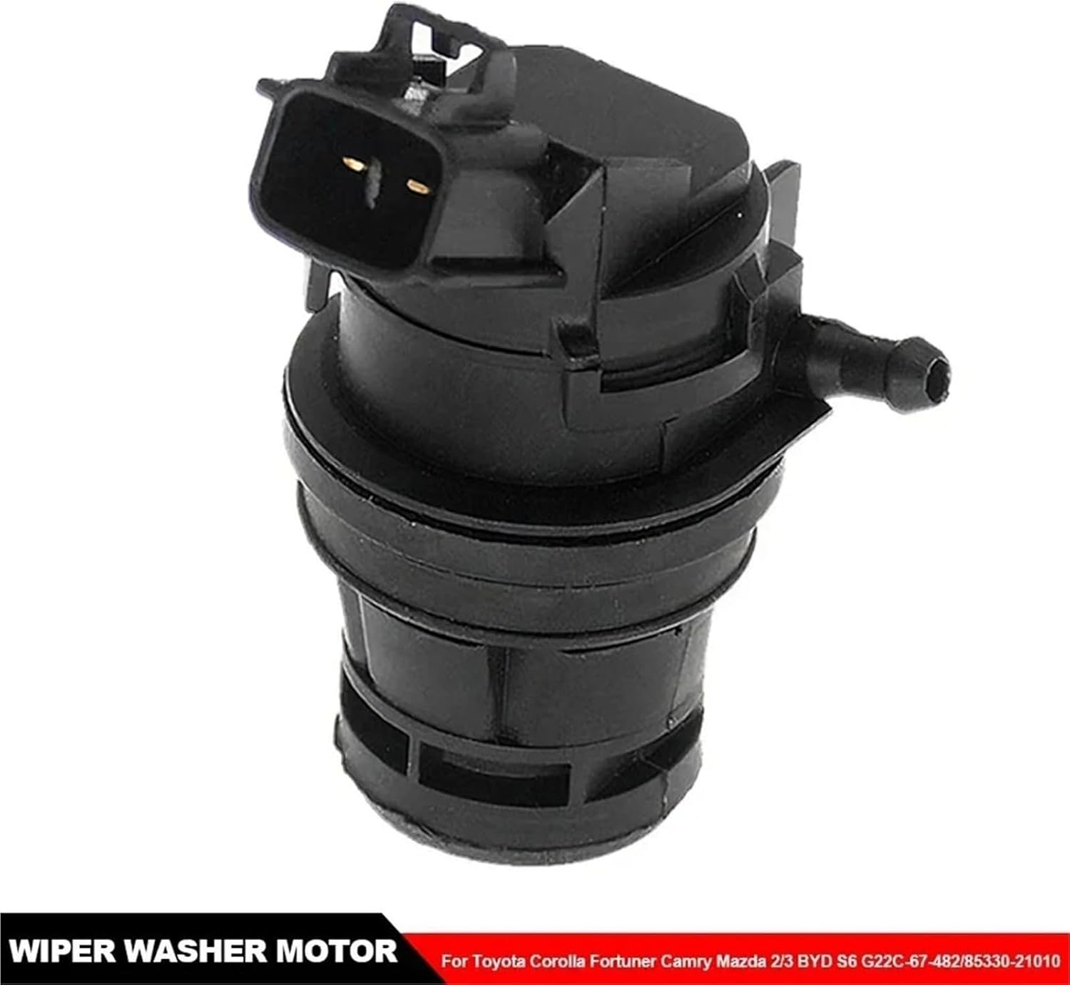 Auto Washer Pump Car Windshield Wiper Fluid Motor 12V Electric For Hilux Corolla Camry Yaris(Motor-1Pc)