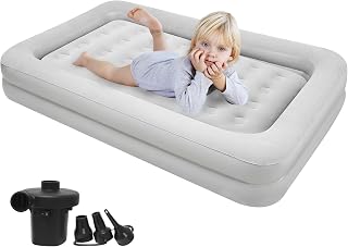 Air Mattress for Kids 4-7 with Built-in Pump Portable