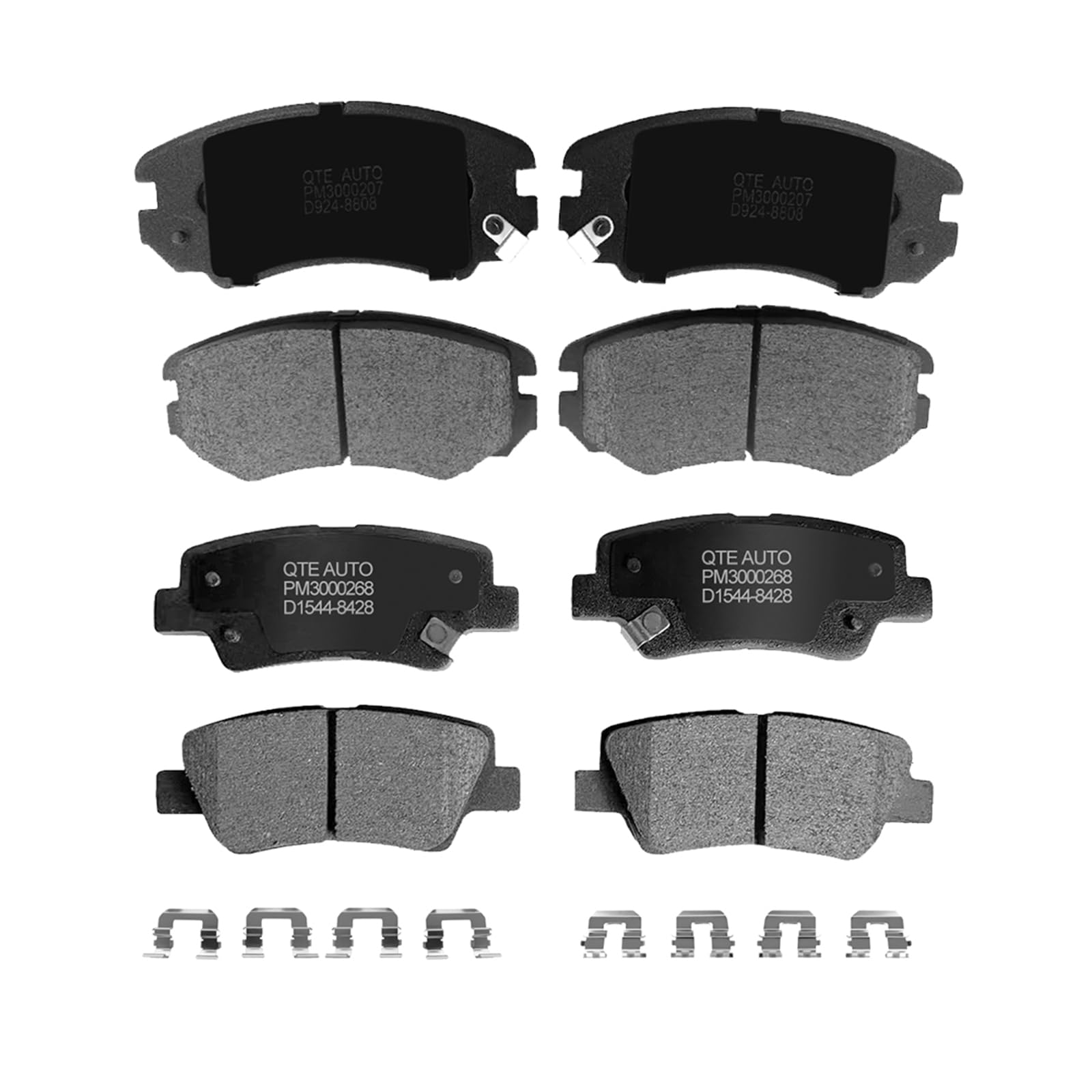 PM Auto 8-Piece Ceramic Brake Pads