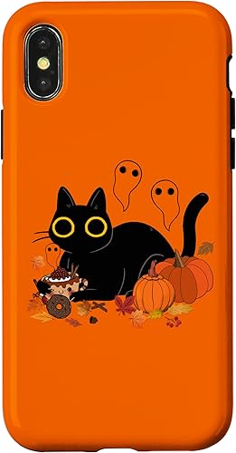 Miniatura 7 de Funda de regalo para iPhone 13 Pro Cute Ghost Black Cat Funny Fall Halloween Costumes
