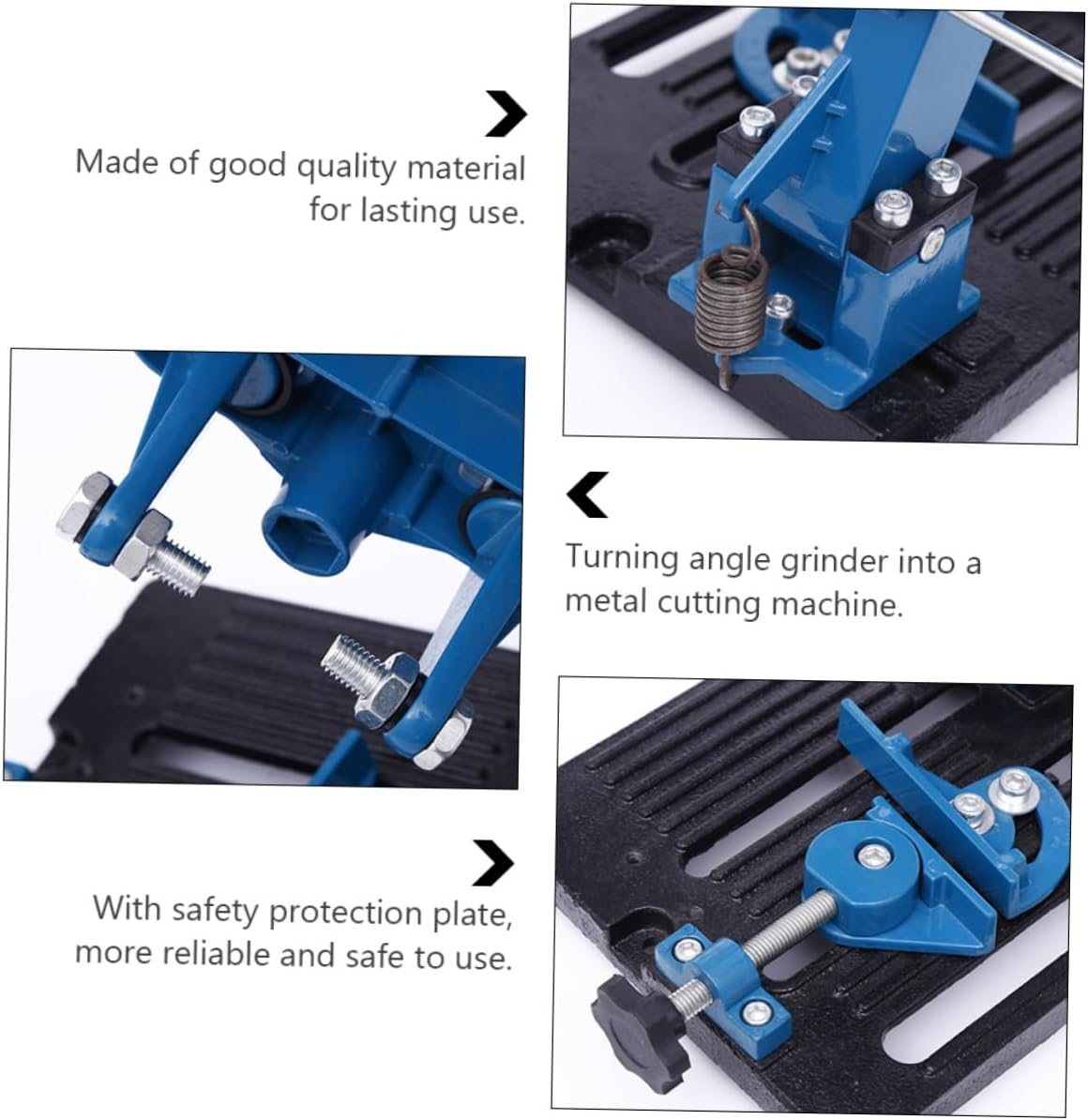 Mipcase Angle Grinder Stand Adjustable Base Multifunctional Cutting Machine Holder for Precision Work Sturdy Angle Bracket for Woodworking and Metal Cutting