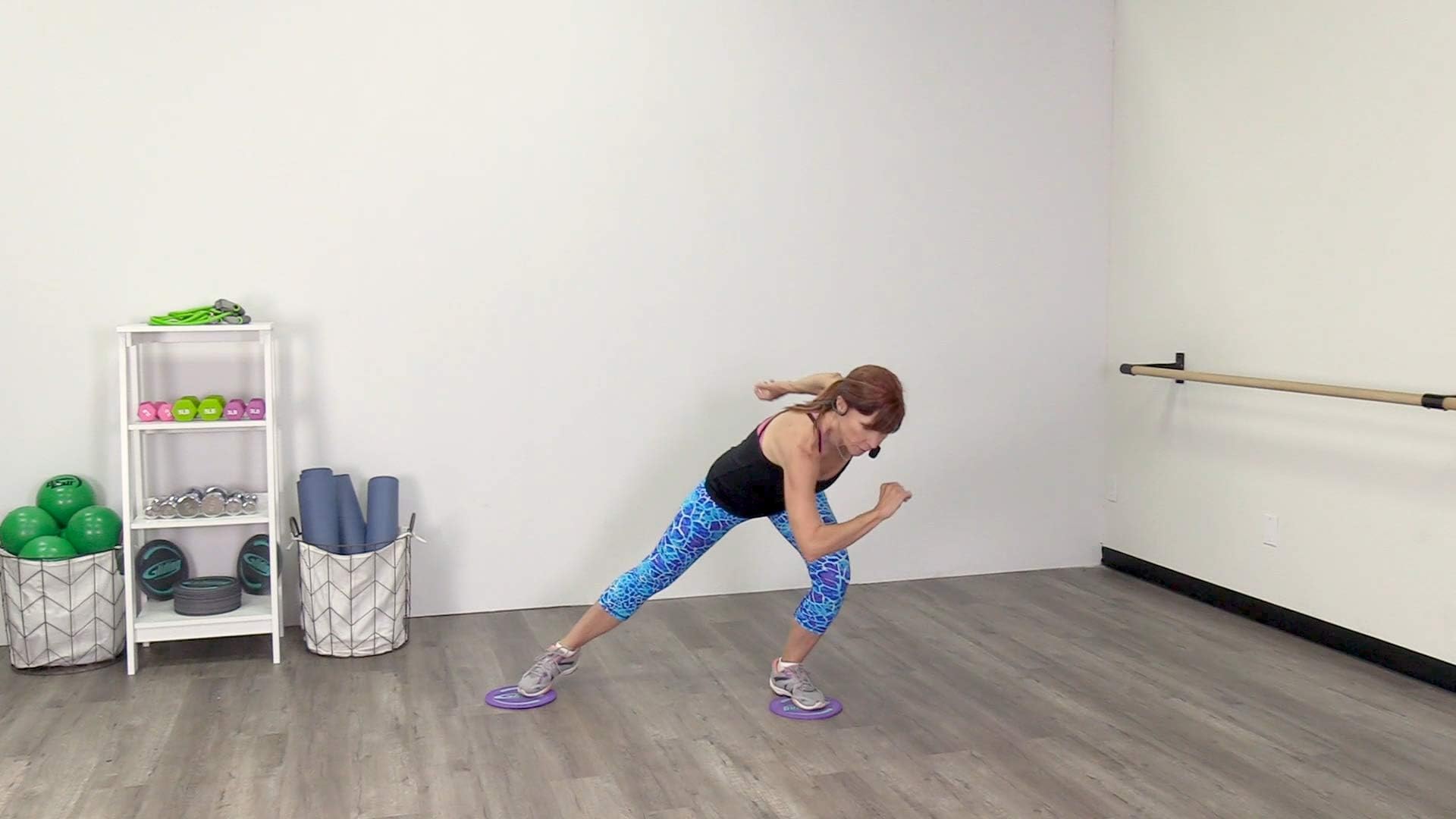 Gliding Discs for Working Out - Exercise Sliders for Carpet & Hardwood Floors 1 Pair, Authentic Workout Sliders Disc for Full Body Resistance Workout, Includes 4 Streaming Video Workouts