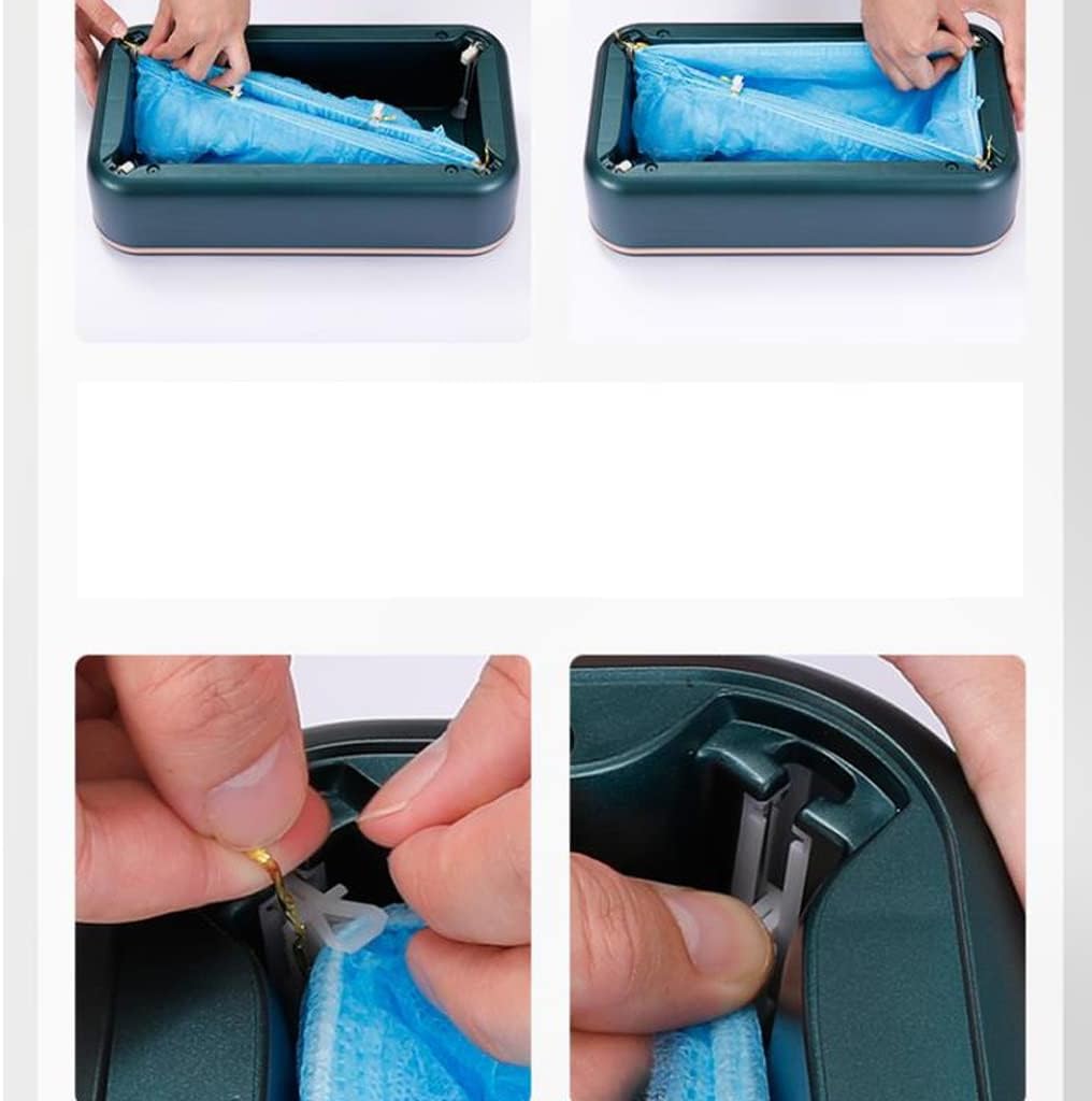 【毎日厳選 】 靴カバーマシン自動家庭用使い捨てフットスタンプ靴フィルムマシンインテリジェントフットカバーマシン自動屋内(Gold,A) ラウンド中 楽ちん