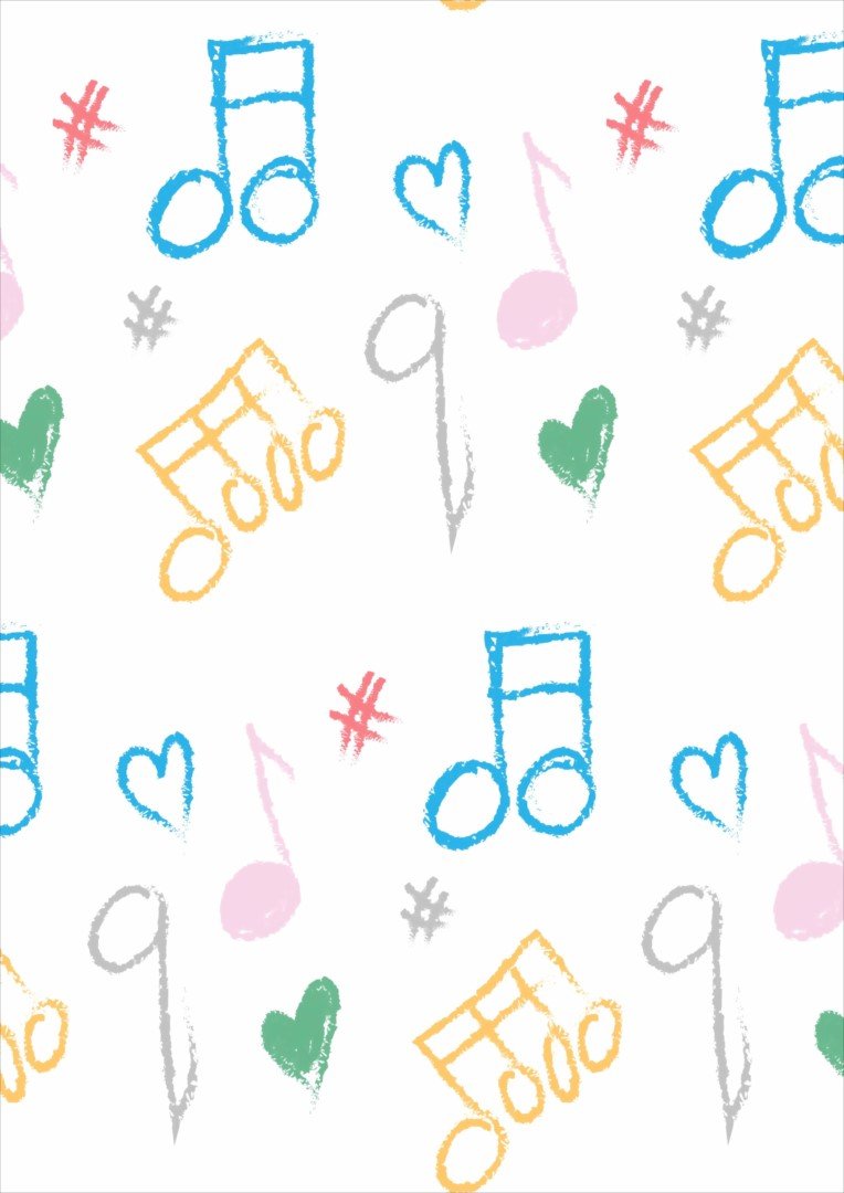 Amazon Co Jp Igsticker ポスター ウォールステッカー シール式ステッカー 飾り 515 728 B2 写真 フォト 壁 インテリア おしゃれ 剥がせる Wall Sticker Poster チェック ボーダー 音符 イラスト カラフル パソコン 周辺機器