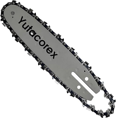 Miniatura 2 de Yutacorex Combo de barra guía y cadena de 8 pulgadas, accesorios de repuesto para sierra de poste para DEWALT DCPS620M1, DCPS620B, se adapta a RYOBI