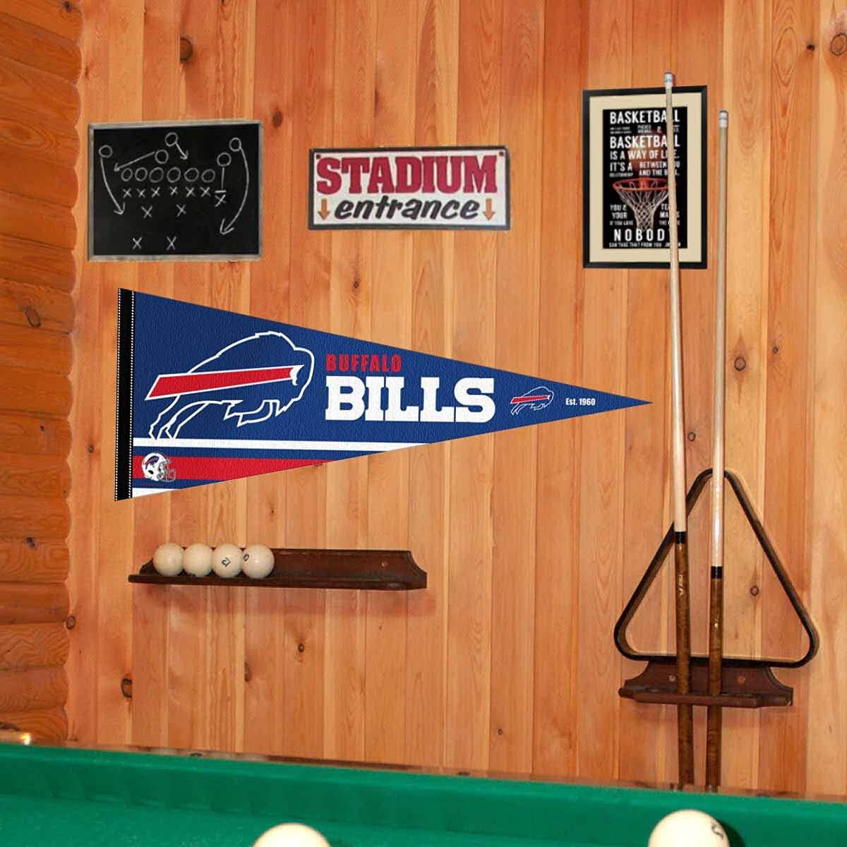 Buffalo Bills Pennant Banner Flag