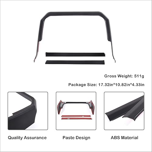 Miniatura 7 de Aunginsy Caja de cambios de la consola central de automóvil, cubierta de marco de panel de cambios, compatible con Toyota TundraSequoia 2022-2023,