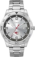 Vista 2 de Timex Tribute Reloj de cuarzo para hombre Citation de 42 mm con correa de acero inoxidable Las Vegas Raiders
