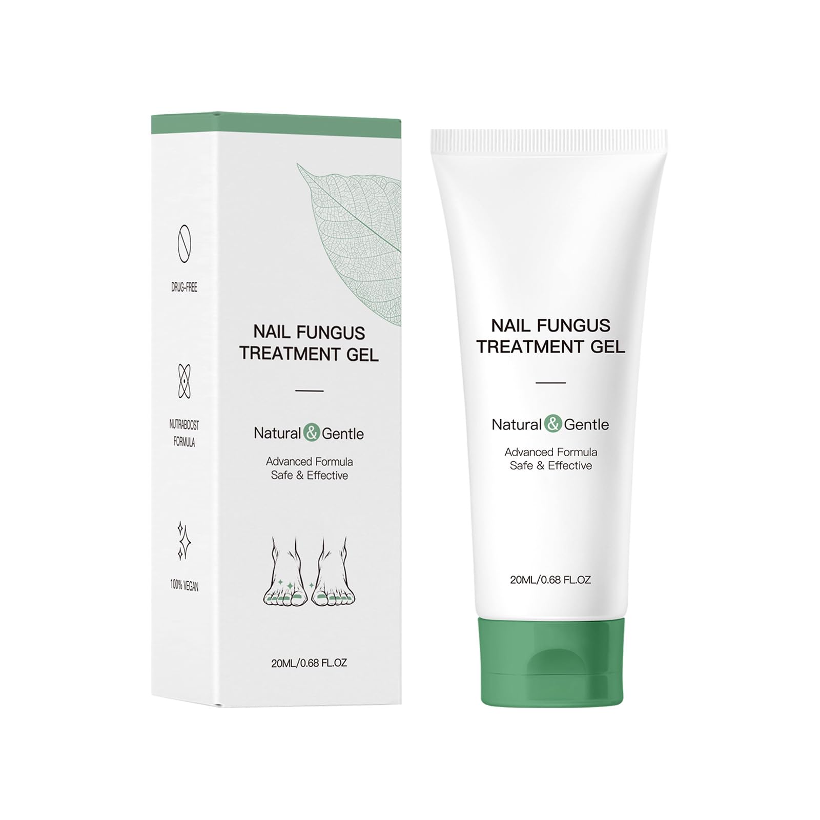 Nutraboost Nail Treatment Gel, Nail Growth Serum for Repair & Strengthener, Multi-Purpose Nail Repair Serum (1)