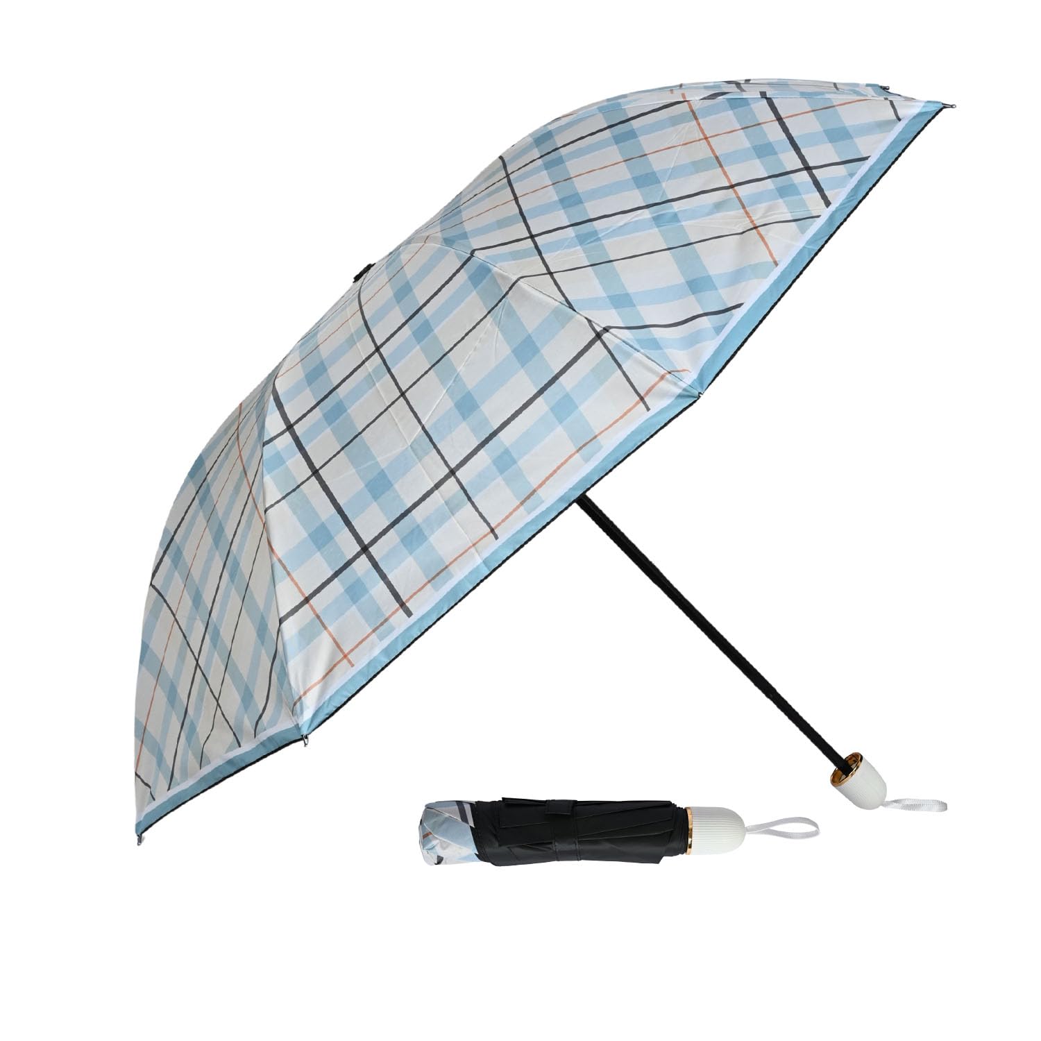3 Fold Digital Printed Rain Sun & UV Rays Protective Umbrella (UR-6419-6422)-image-18