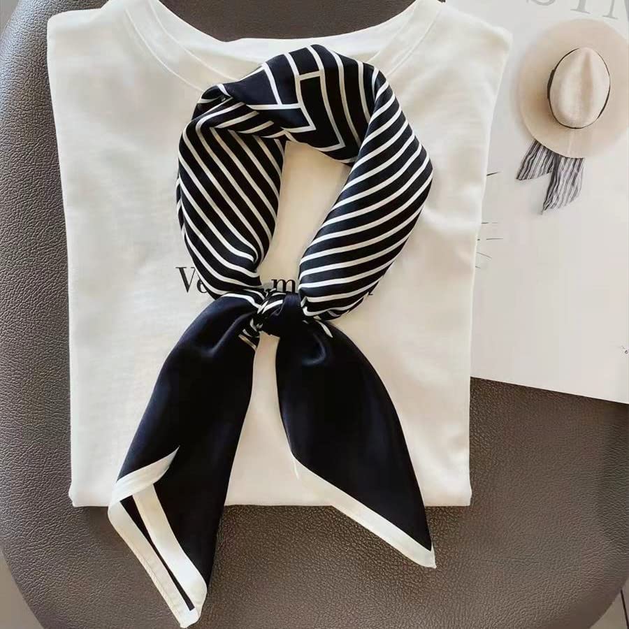 Satin Silk Head Neck Scarf for women Scarf Shawl Fashion Scarves ladies versatile square 29.5 inches4