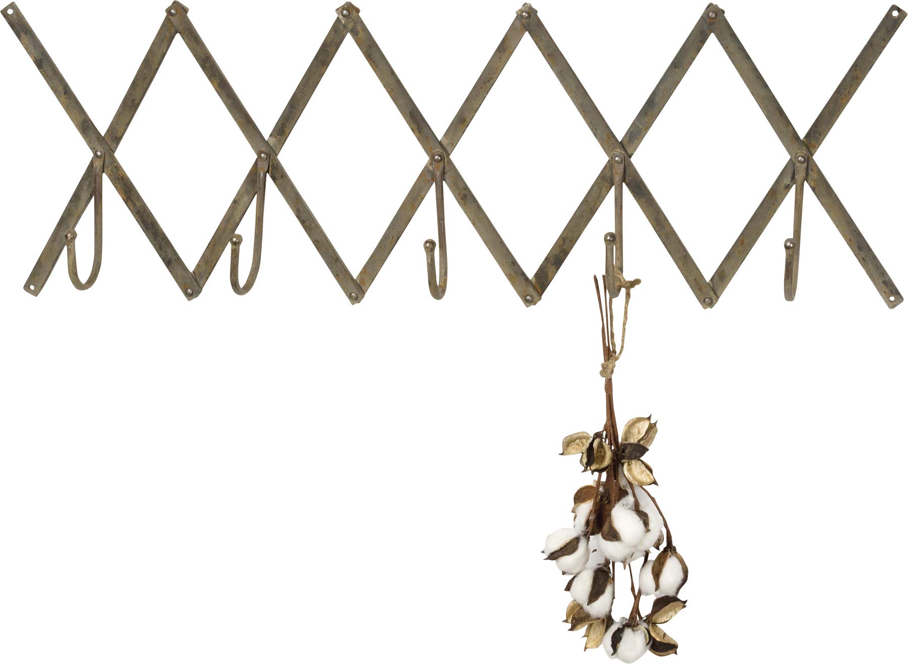 Primitives by Kathy38367 Farmhouse Coat Hanger, 11 x 3.5-Inches, Metal