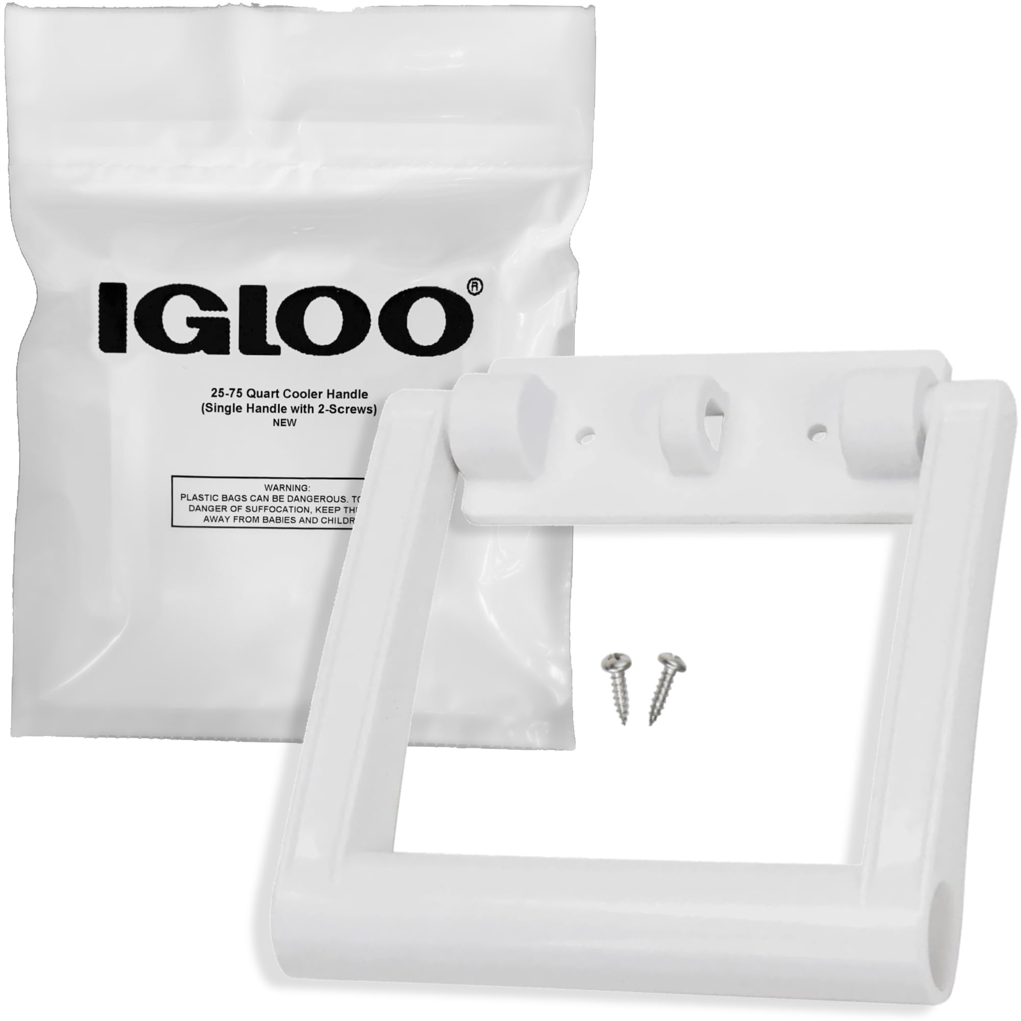 Igloo 21023 25-72 Quart Cooler Handle with Screws (White, 1 ea)