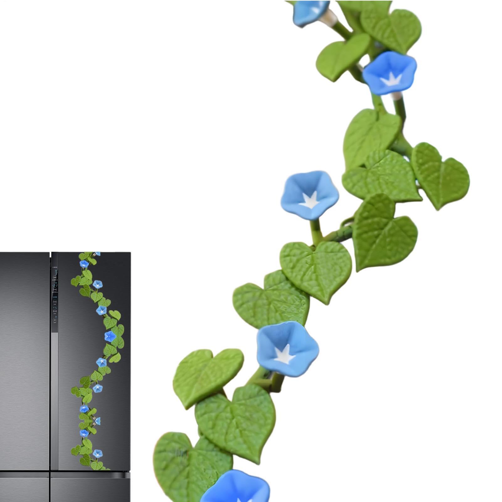 Blumenmagnete Kühlschrank-Deko Sticker Fotos Notizen | 3D-gedruckte künstliche Prunkwinde-Magnete Whiteboard, Kühlschrank, Spind, Schränke, Klassenzimmer, Zuhause, Küche, ,