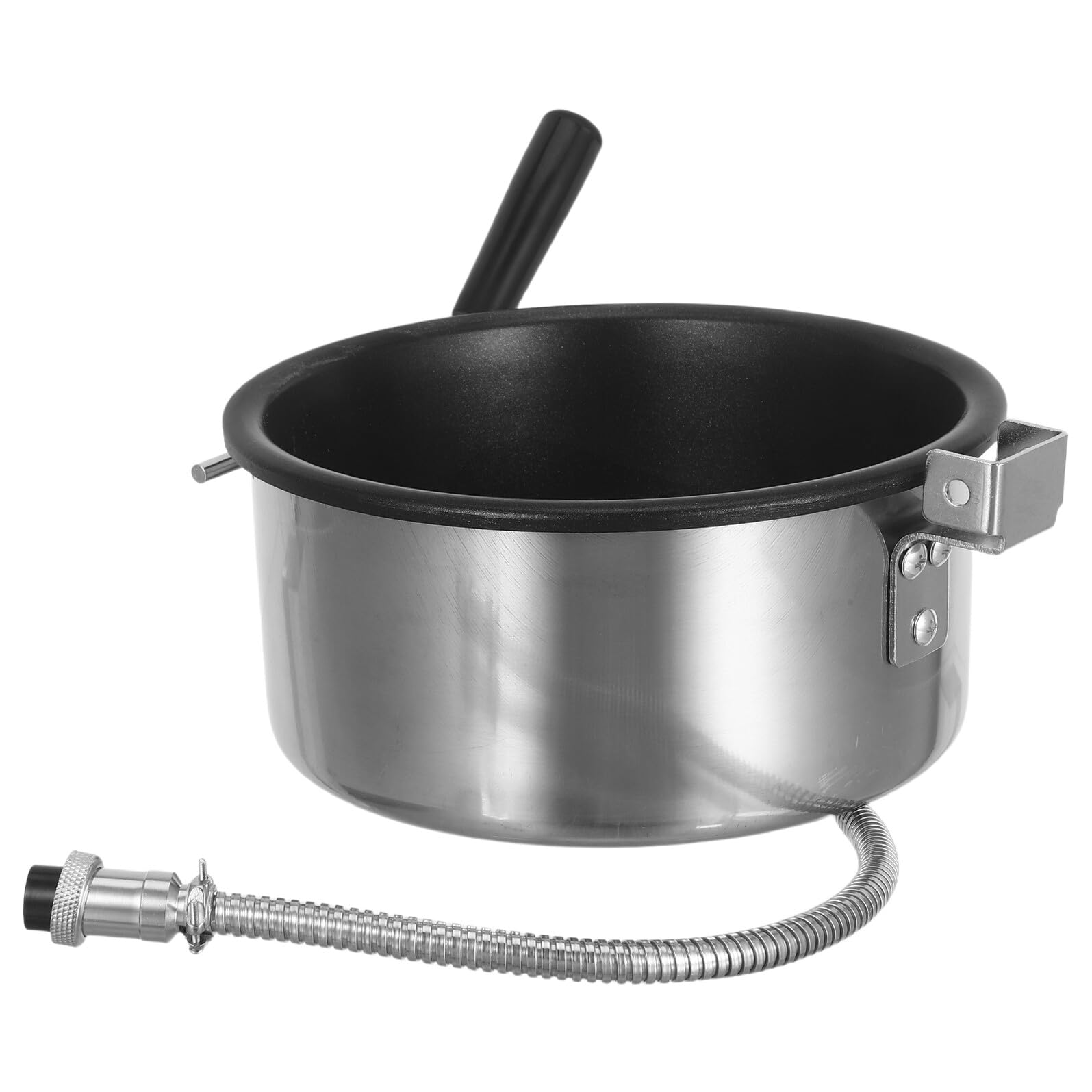 Olla para Hacer Palomitas de Maíz Antiadherente 8 Oz de Metal Resistente Calentamiento Uniforme para Máquina de Palomitas Comercial Accesorios de Repuesto para Fiestas y Cocina
