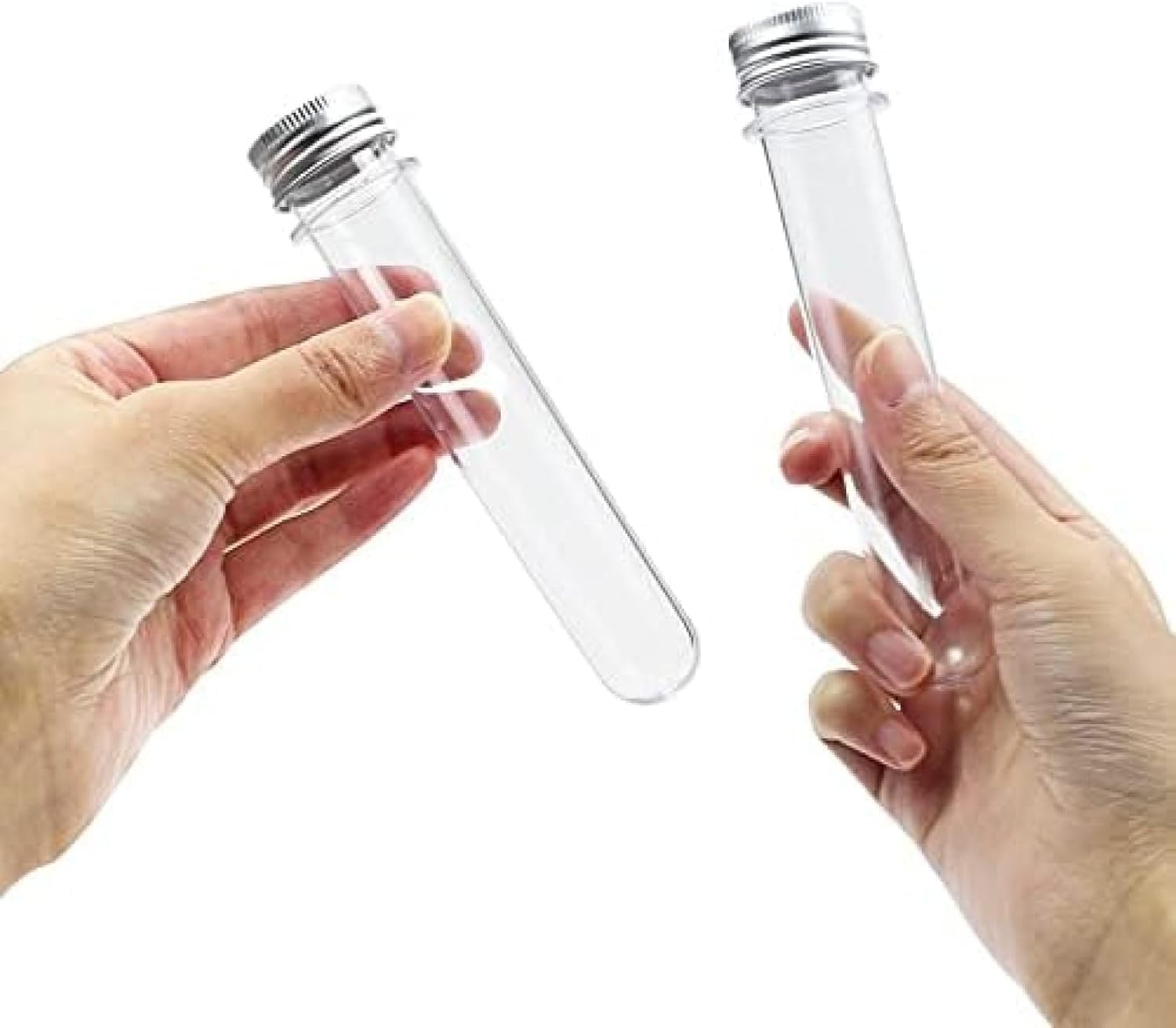 Probówki Plastikowe 25 Szt. 30 Ml Doskonałe Plastikowe Przezroczyste Probówki Z Aluminiową Nakrętką Butelki Artykuły Szkolne Sprzęt Laboratoryjny
