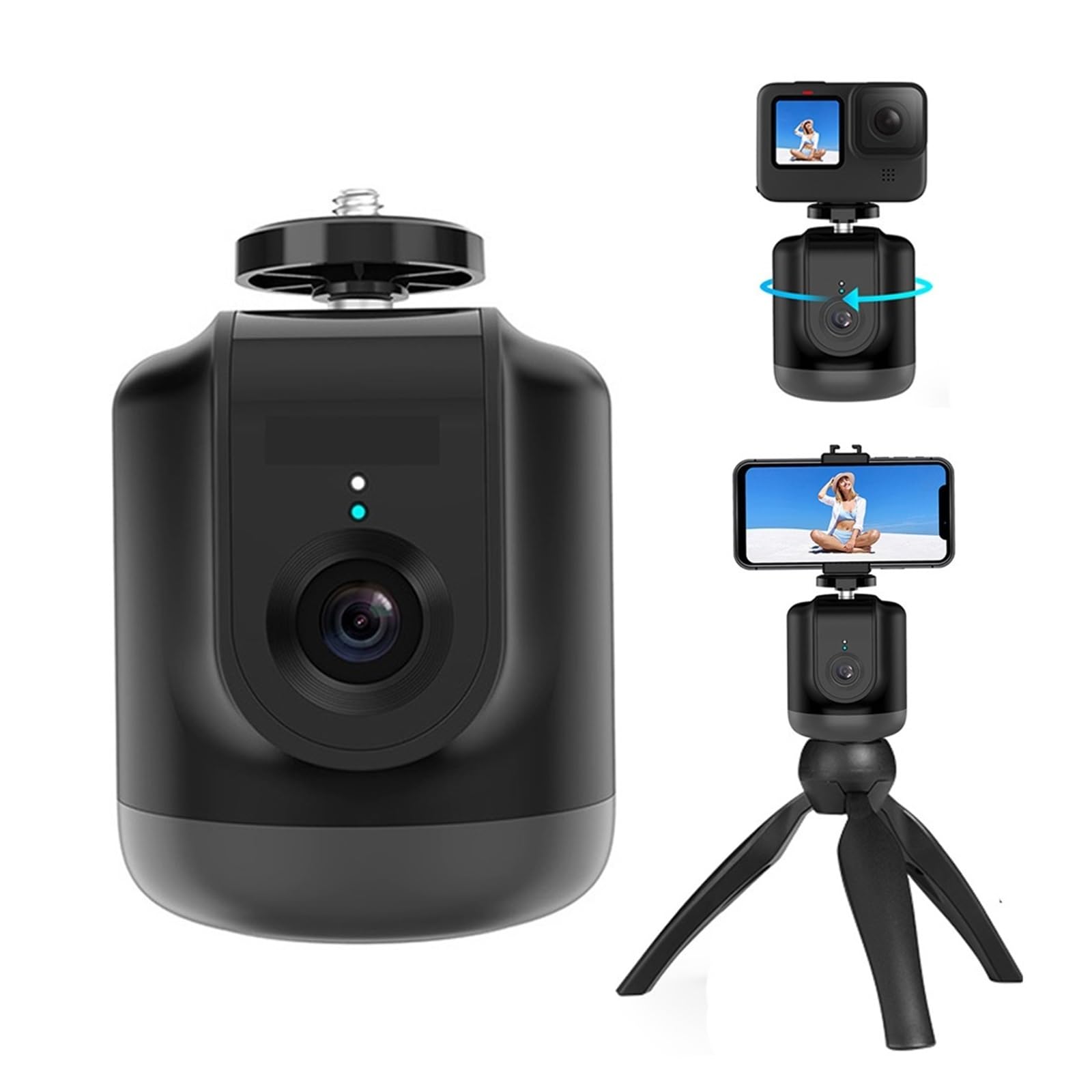 Smart Shooting Gimbal Selfie Auto Object Tracking for Action Smartphone Camera Live Portabilità Senza Sforzo(C)