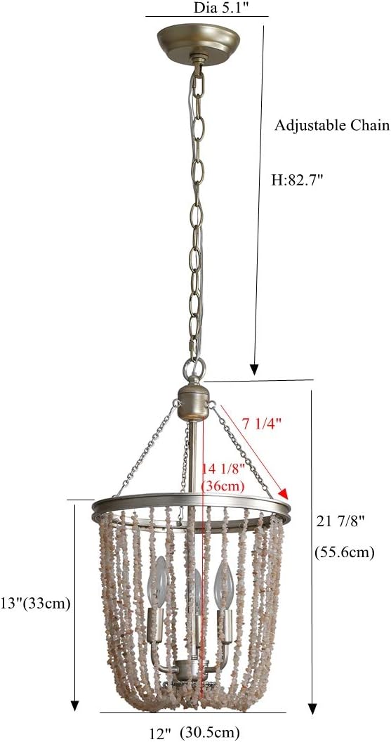 Best Seller Beaded 3-Light Pendant Chandeliers 22 Light Fixture with Stones Beads Shade in Rustic Silver Metal Finish Kitchen Island Orb Chandelier Foyer Lighting Indoor Home Decor Dining Room Light Fixtures Exclusive Discount 50% Price Beaded 3-Light Pendant Chandeliers 22 Light Fixture with Stones Beads Shade in Rustic Silver Metal Finish Kitchen Island Orb Chandelier Foyer Lighting Indoor Home Decor Dining Room Light Fixtures
