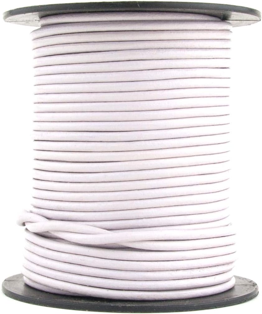 Xsotica-Regular Shades Round Leather Cords-1.5 MM Leather Cord Round (Lilac Forest, 100 Meter(109 Yard))