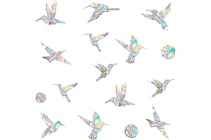 48 Pieces Anti-Collision Window Decals for Birds - Protect Your Feathered Friends from Window Strikes