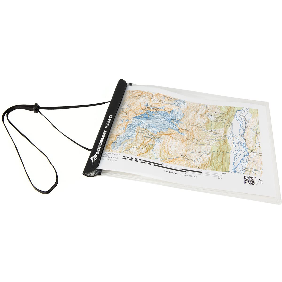 Wodoodporny pokrowiec na mapę od morza do Summit