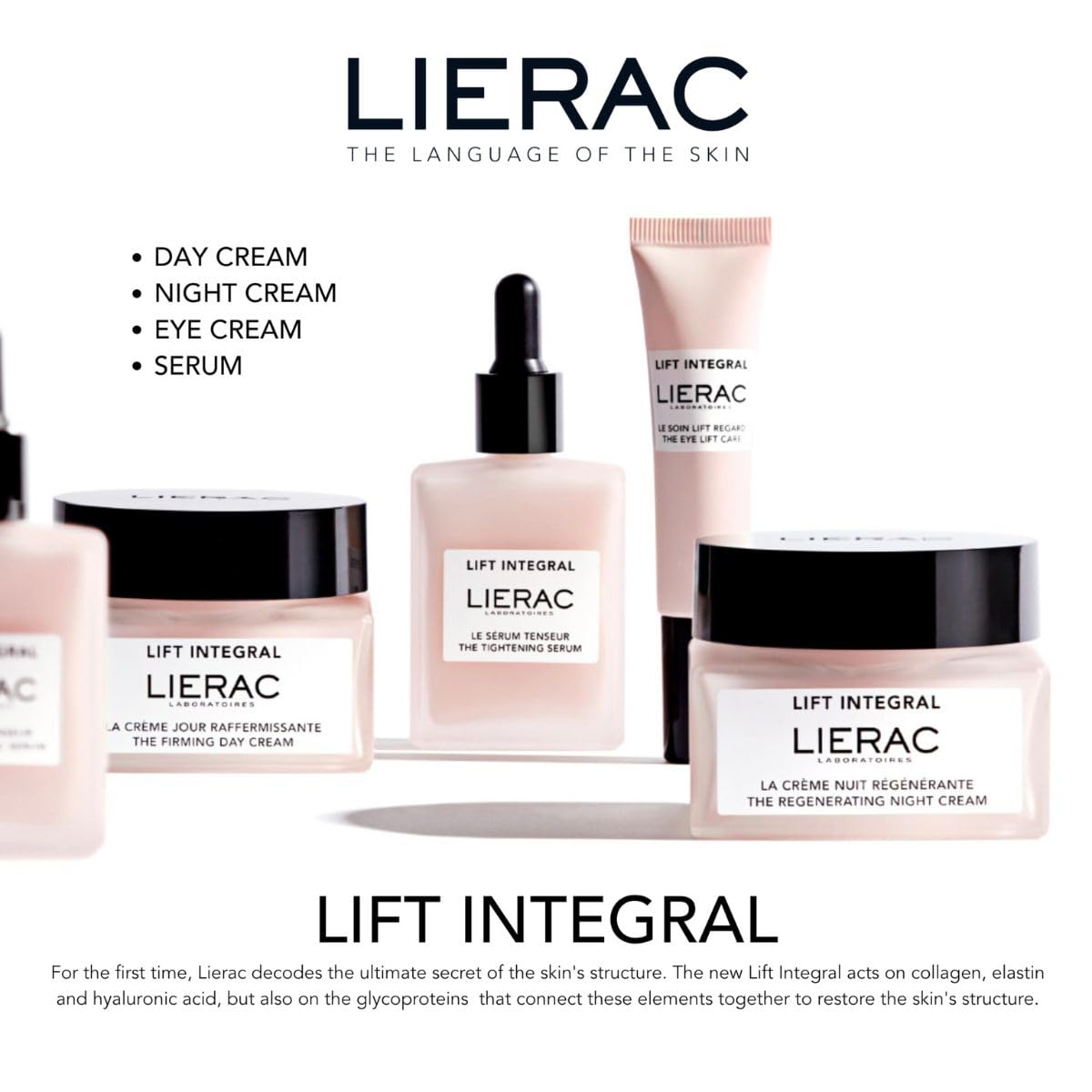 Lierac Lift Integral Contorno Occhi Antirughe, Liftante Tonificante Occhi, per Tutti i tipi di Pelle, Formato da 15ml