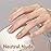 GAOY Jelly Nude Gel Nail Polish, 16ml Sheer Natural Translucent Gel Polish, UV Light Cure for Nail Art DIY, 1716 Neutral Nude