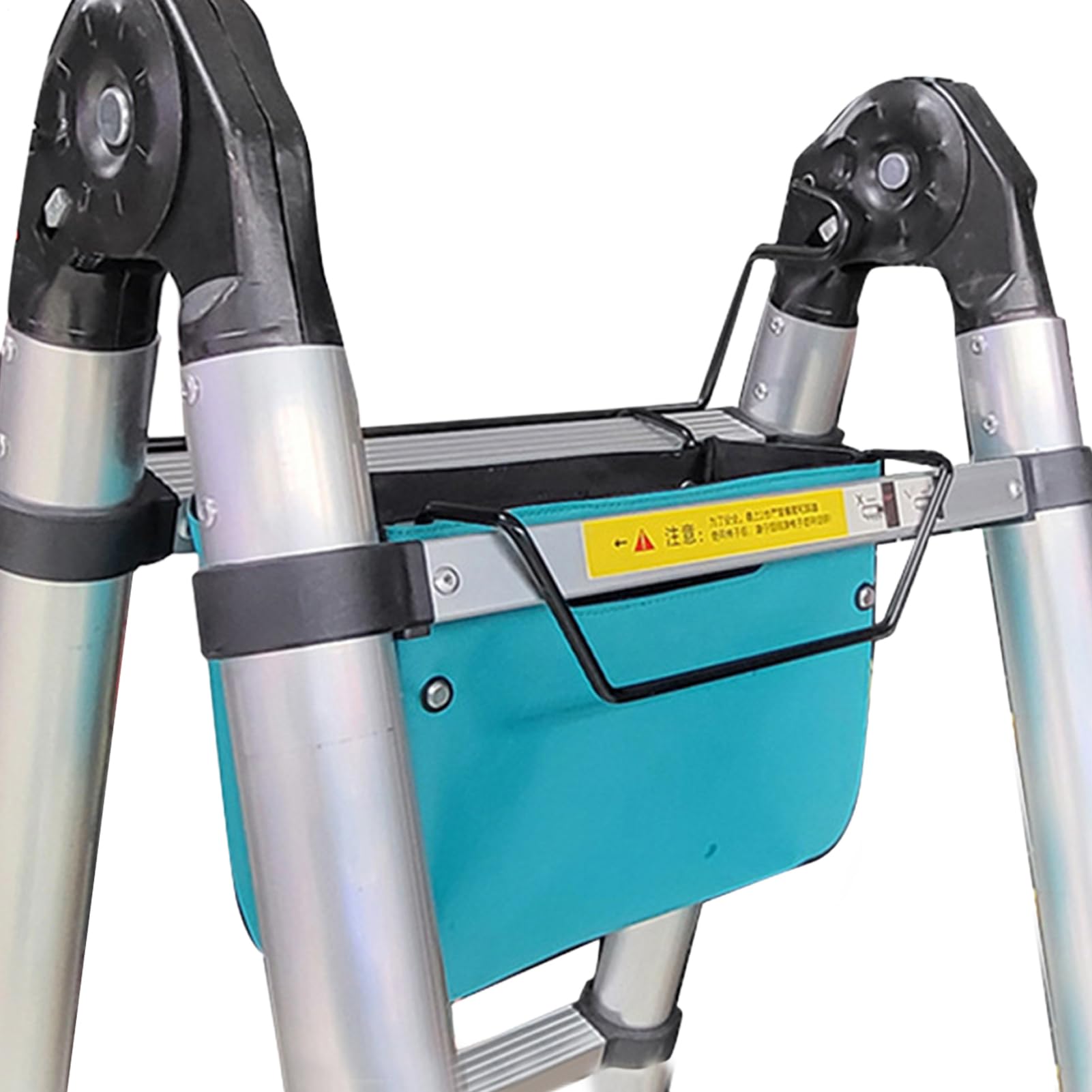 Porte-outils pour échelle en tissu robuste avec plusieurs poches de rangement