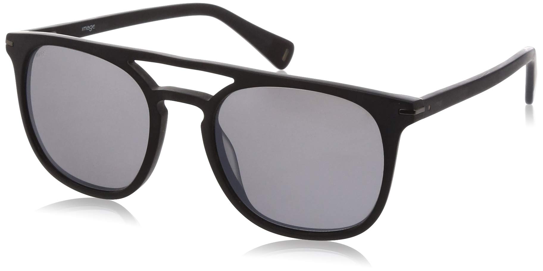 ImageMen's UV Protected Grey Acetate Square sunglass