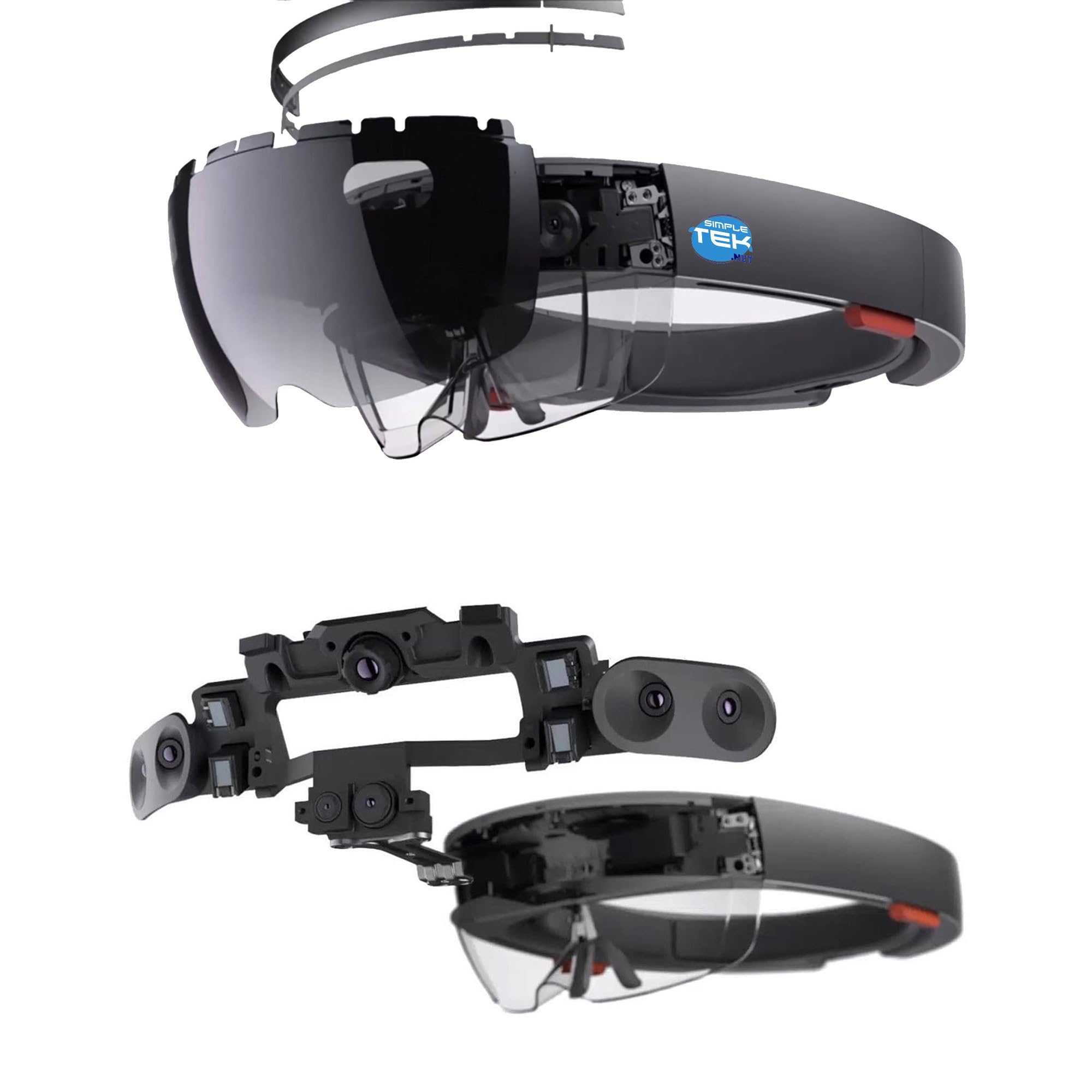 SIMPLETEK - Gafas AR de realidad aumentada independientes, desarrollo de software, prototipos y entrenamiento inmersivo, dispositivo profesional (Reacondicionado)