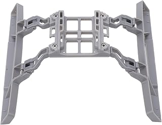 Dpofirs Trem de pouso dobrável e elevado para F11S, drone de perna de trem de pouso dobrável acessório extensor de altura estendida protetor para F11S