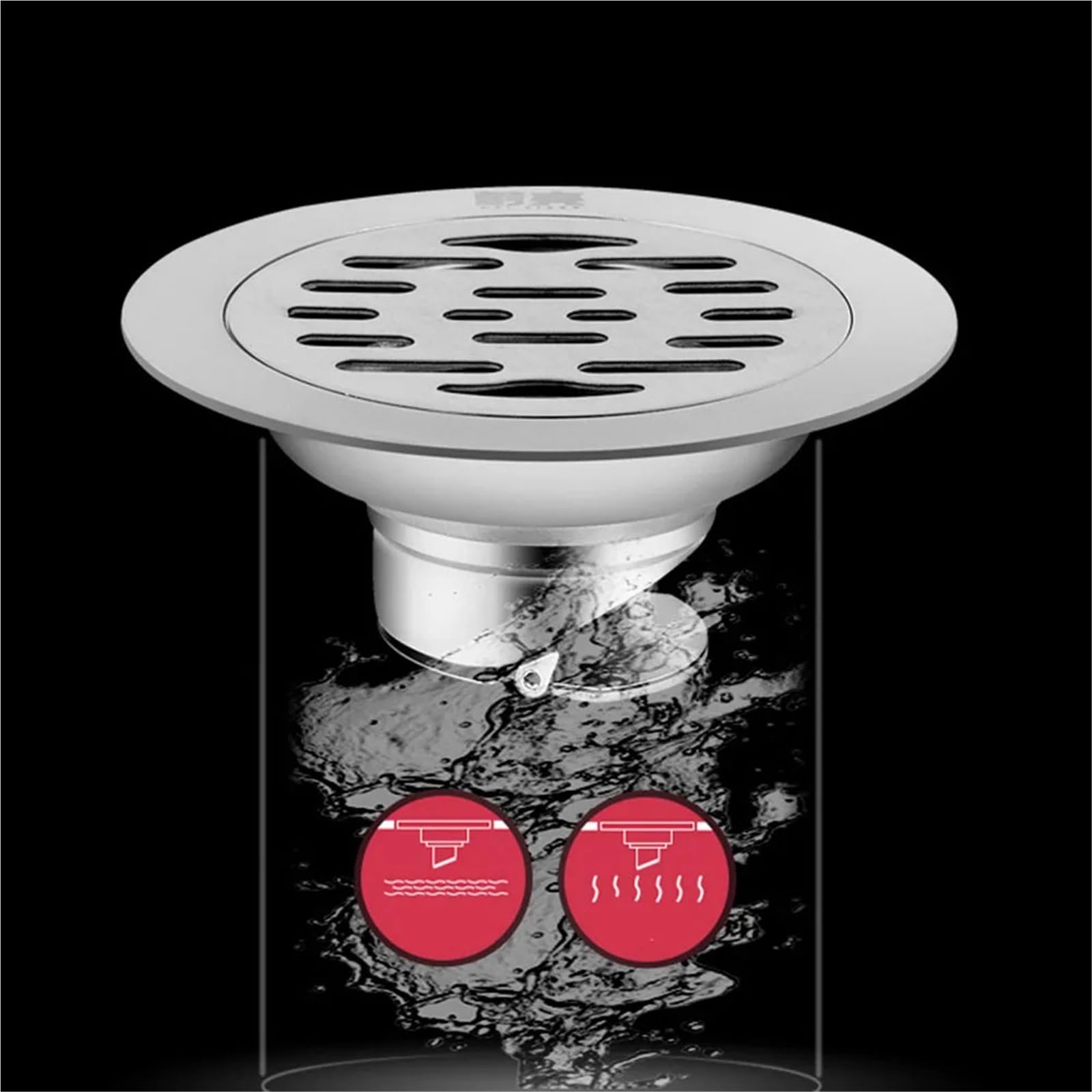 Siphon de Sol en Acier Inoxydable