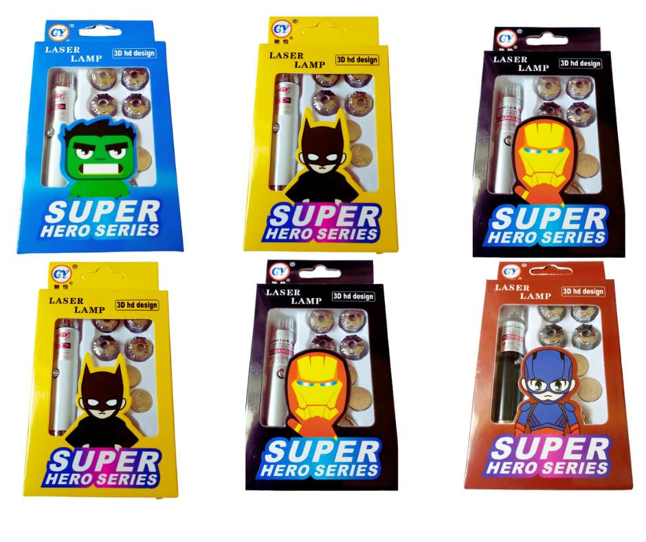 See full amazon price history chart for IncyWincy 6 Packs Superhero Avengers Theme 3D Laser LED Projector with Keychain and Superhero Projections | Best and Unique Birthday Return Gift | Assorted Colour | Pack of 6 IncyWincy 6 Packs Superhero Avengers Theme 3D Laser LED Projector with Keychain and Superhero Projections | Best and Unique Birthday Return Gift | Assorted Colour | Pack of 6 (B0CFJQKHLT) Amazon Price History, Amazon Price Tracker