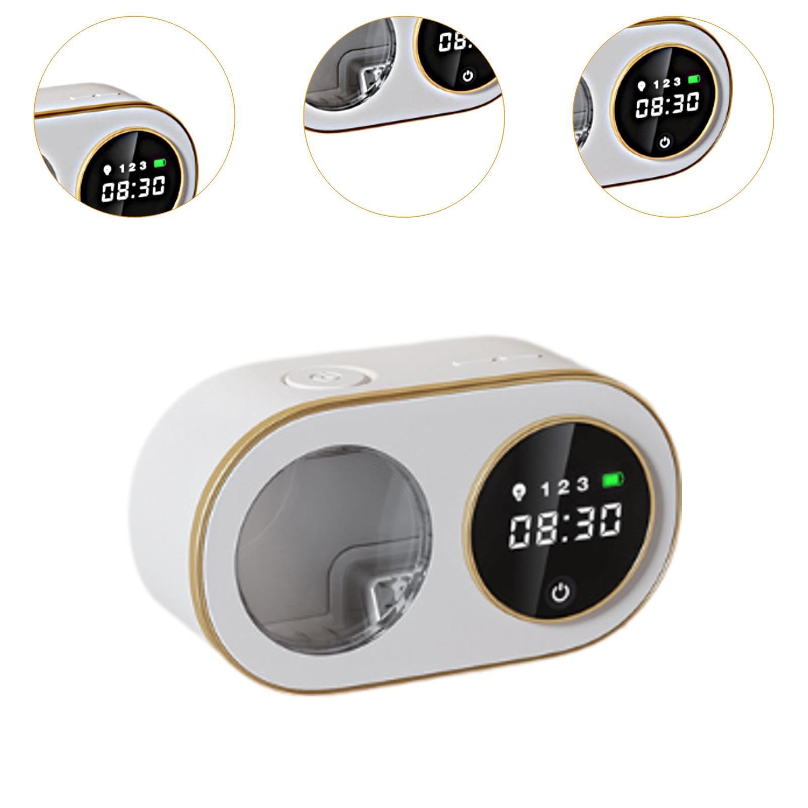 Dispensador Automático de Jabón Sin Bomba, Líquido Visible, Espuma Ajustable, Indicador de Nivel de Recarga, Apto para Baño Y Cocina, Blanco, Individual