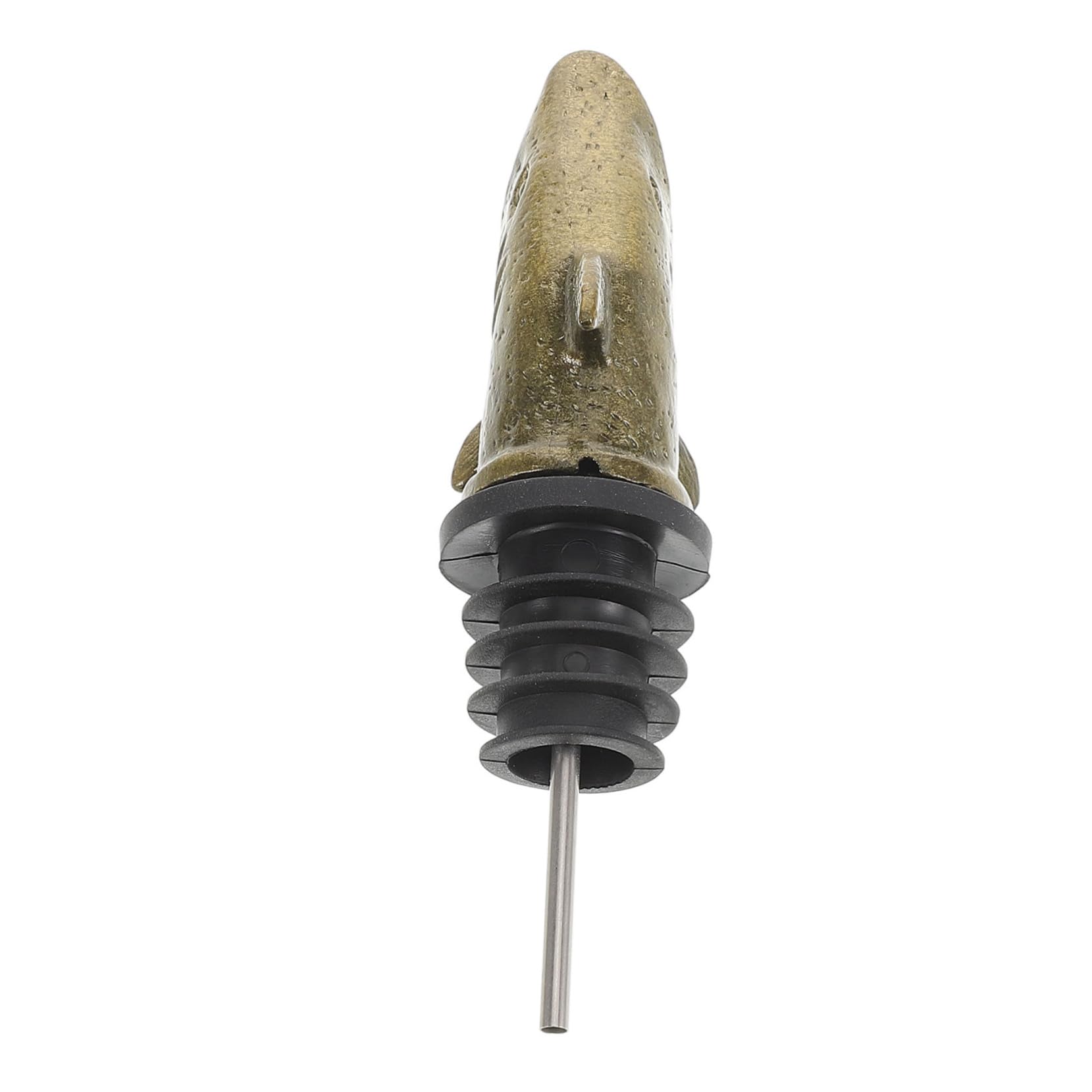 STOBAZA Metal Wine Pourer Shark Wine Mouth Sauce Bottle Pourer Zinc Alloy for Events