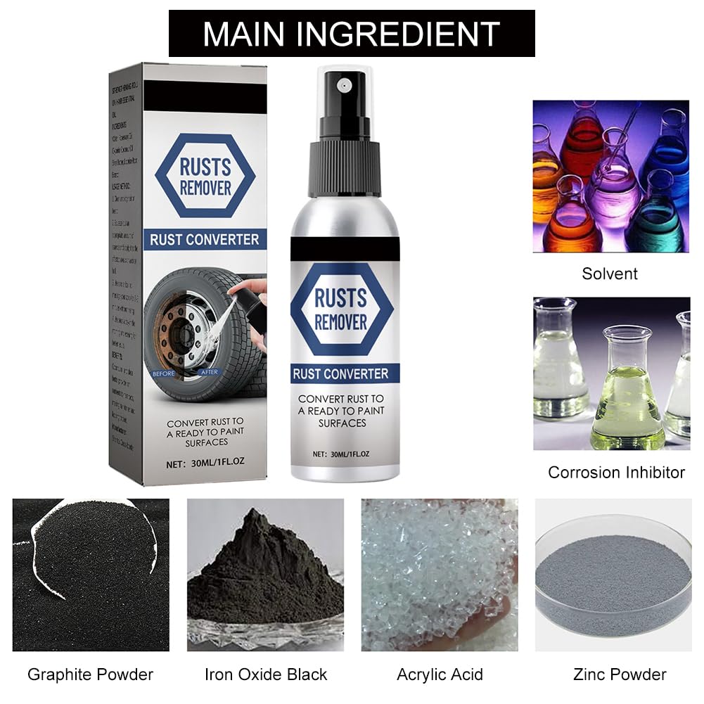 3-in-1 Roestverwijderaar Spray - Voor Schone & Beschermde Auto