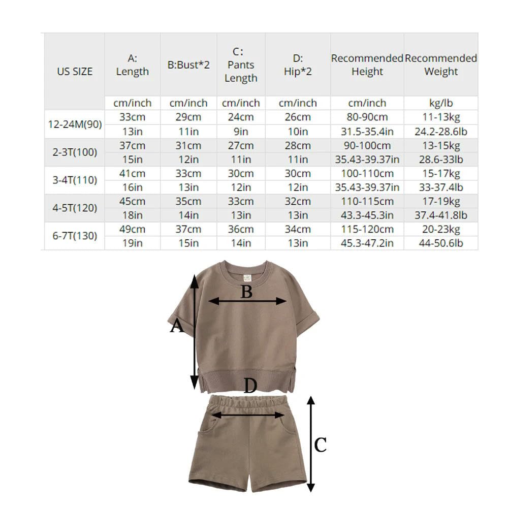 JCVBN dzieci chłopiec dziewczynka letnie ubrania z krótkim rękawem + szorty strój sportowy nastoletni dres dla dzieci stroje