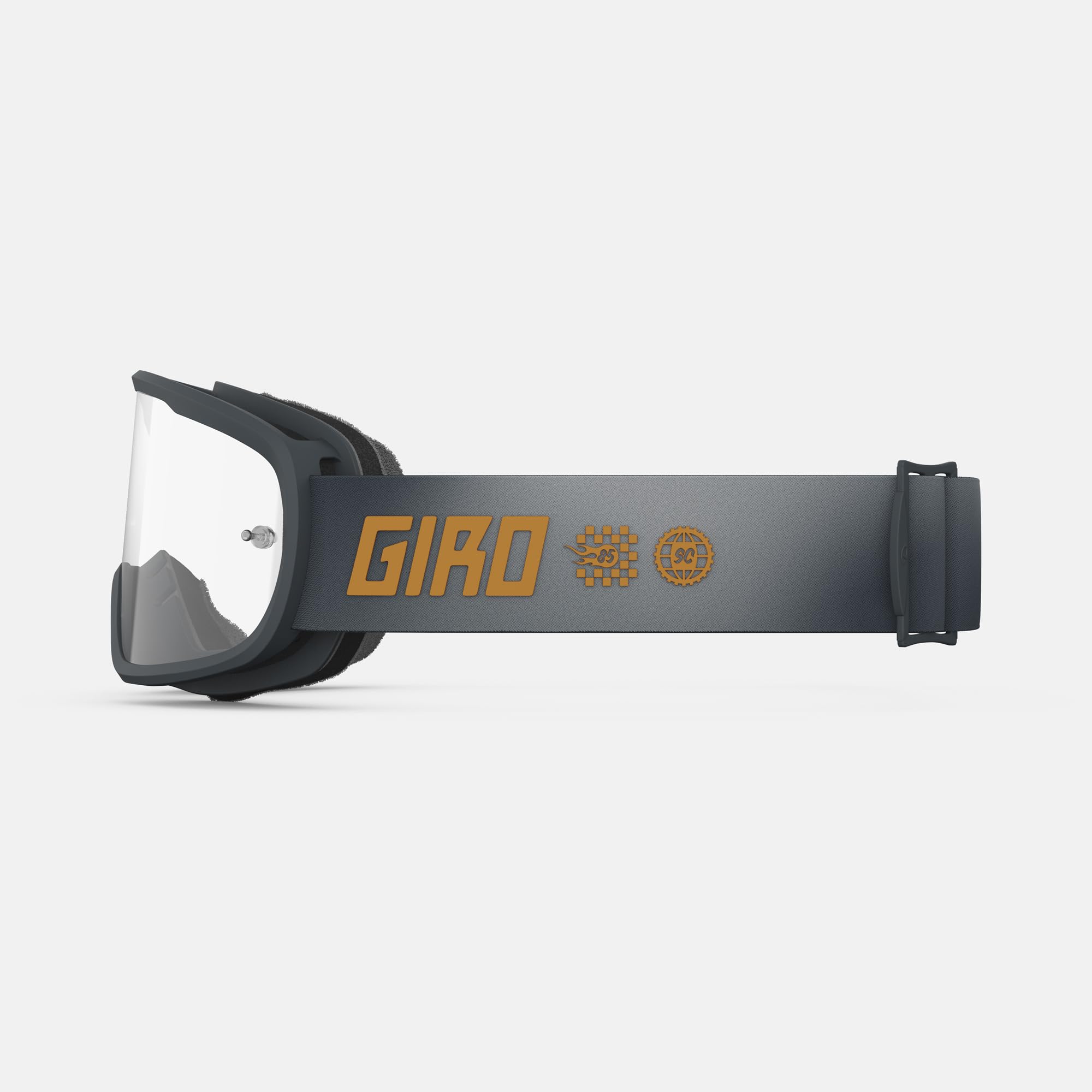 Giro Tempo - Gafas protectoras transparentes unisex para bicicleta de montaña para adultos, para MTB, todoterreno, tamaño mediano, con antivaho y sobre las gafas