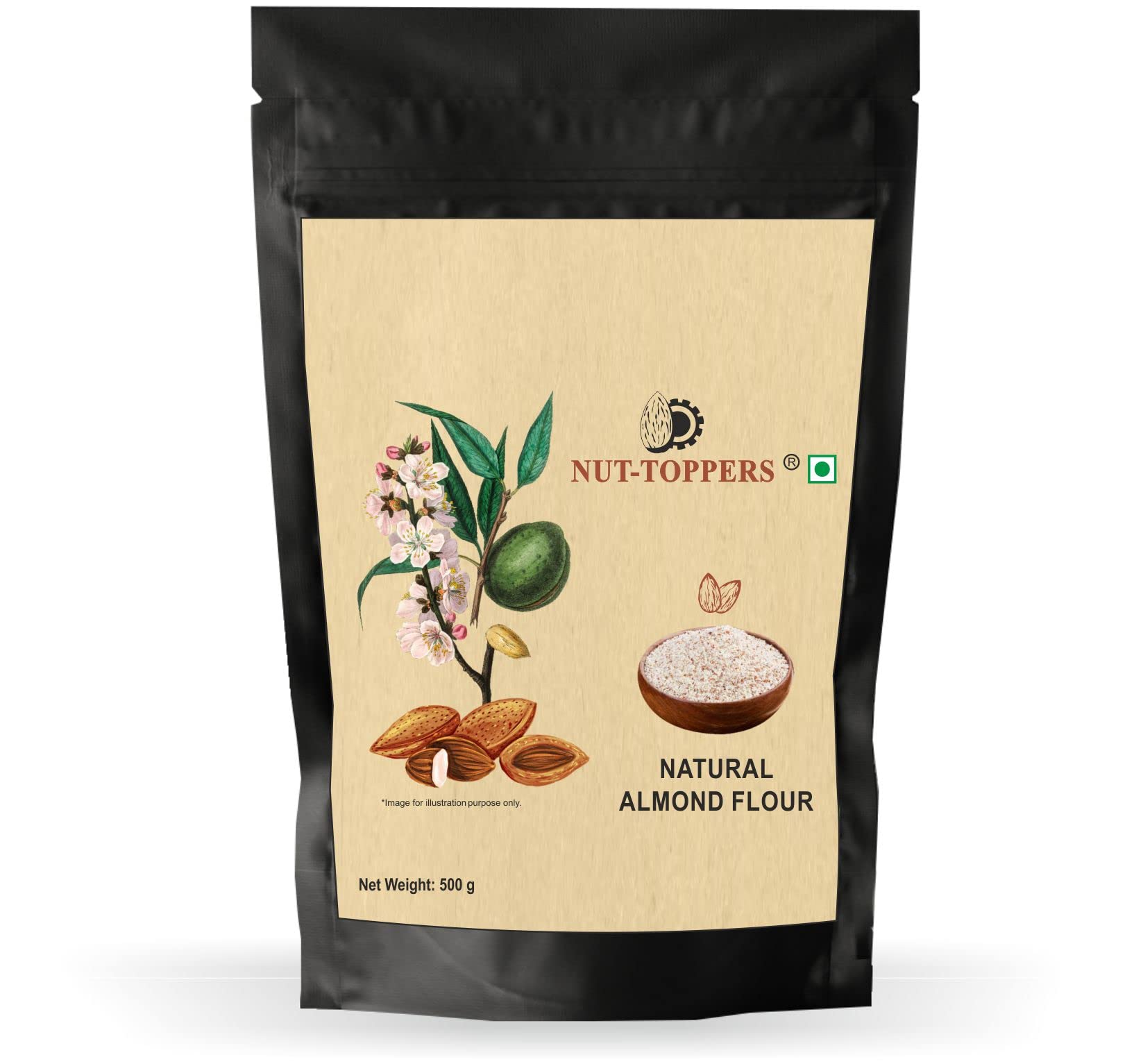 HEALTHY FEAST Nut Toppers Natural Almond Flour with Skin 500 grams| Almond Powder for Baking | Gluten Free, Low Carb, Keto Diet Friendly (B09C3KXGSN) Amazon Price History, Amazon Price Tracker