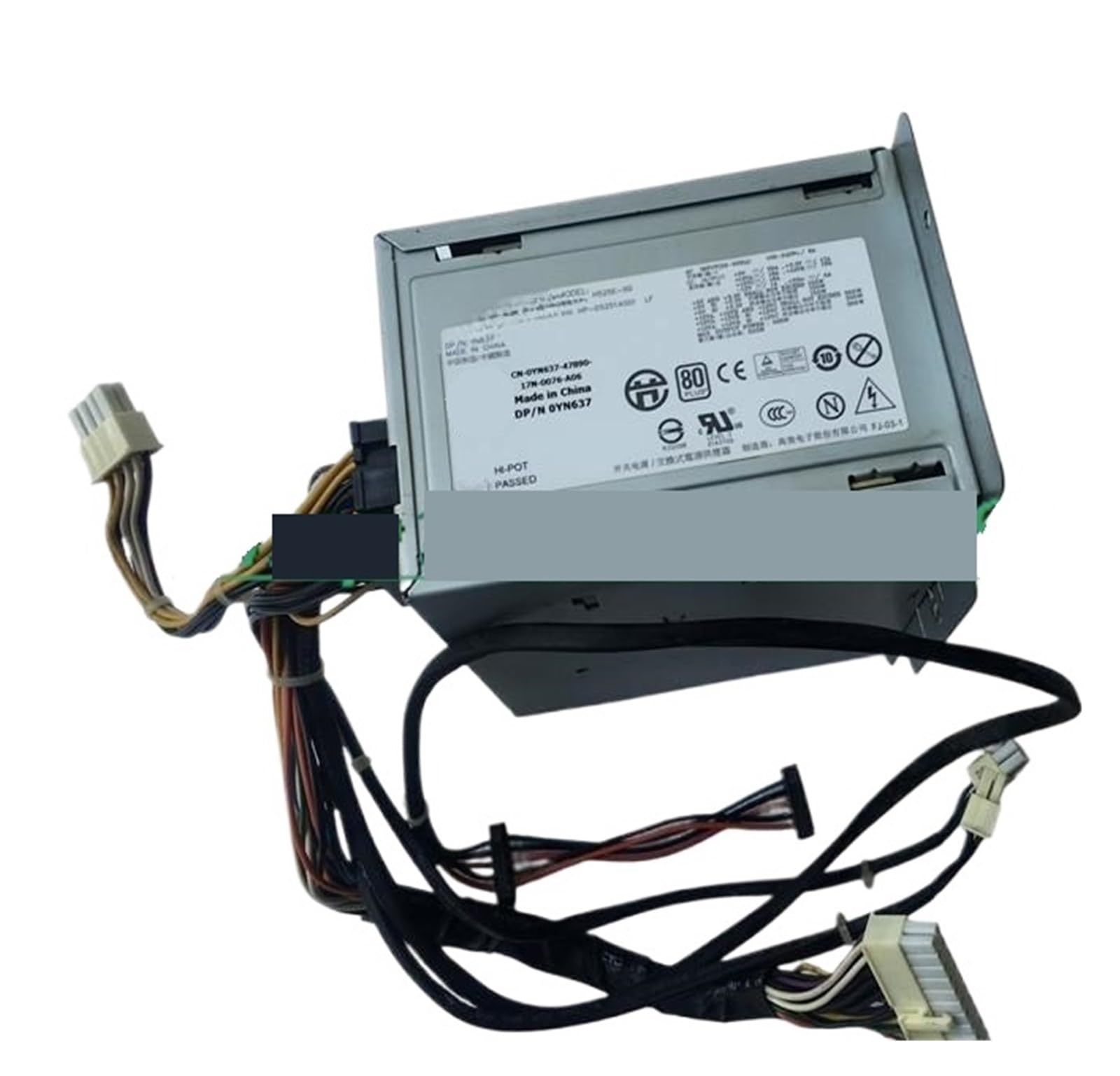 EGTDSFGJA T410 power supply H525E-00 0YN637 0M331J 525W T3400