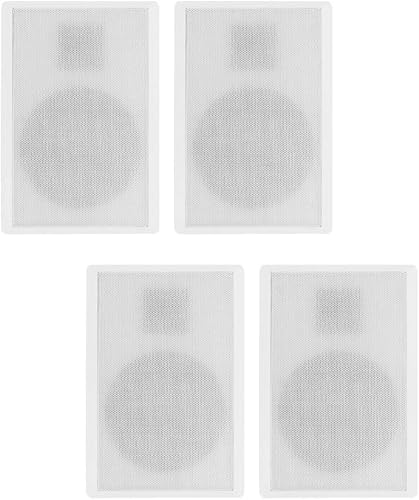 Acoustic Audio SLM1W - Altavoces para cine en casa (2 unidades)