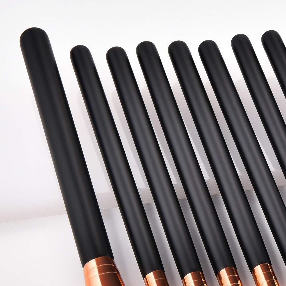 Pinsel 20PCS Foundation Lidschatten Pinsel Puder Kosmetik Make-Up Holz Pinsel Flache Make-Up Pinsel