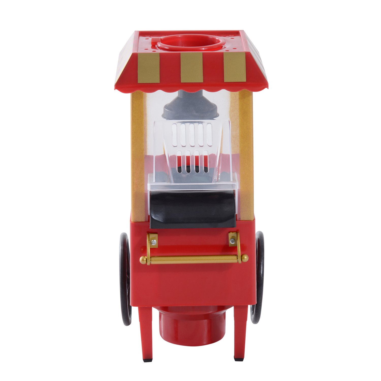Homcom – Máquina de palomitas de maíz clásico eléctrico en 3 minutos 1200 W gastos y Sain 22L X 19L x39hcm Alu rojo Neuf 38