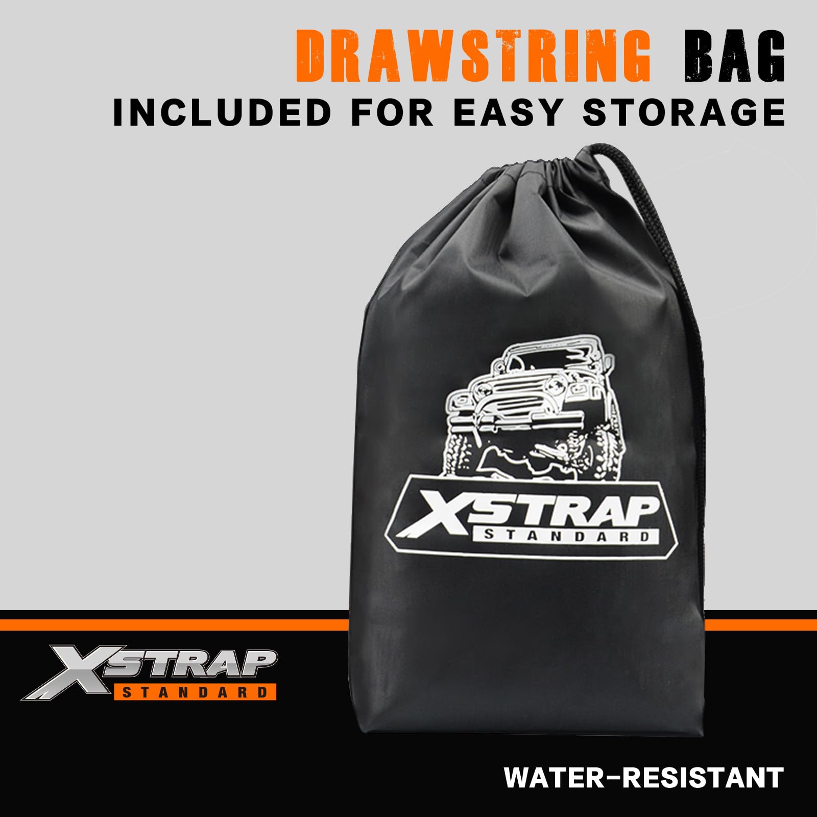 XSTRAP STANDARD E-Track Ratschengurte, 5,1 x 40,6 cm, 2 kg, Bruchfestigkeit, robuster Umzugsgurt, LKW, Anhänger, Motorräder, Kajaks, Dach, 4 Stück